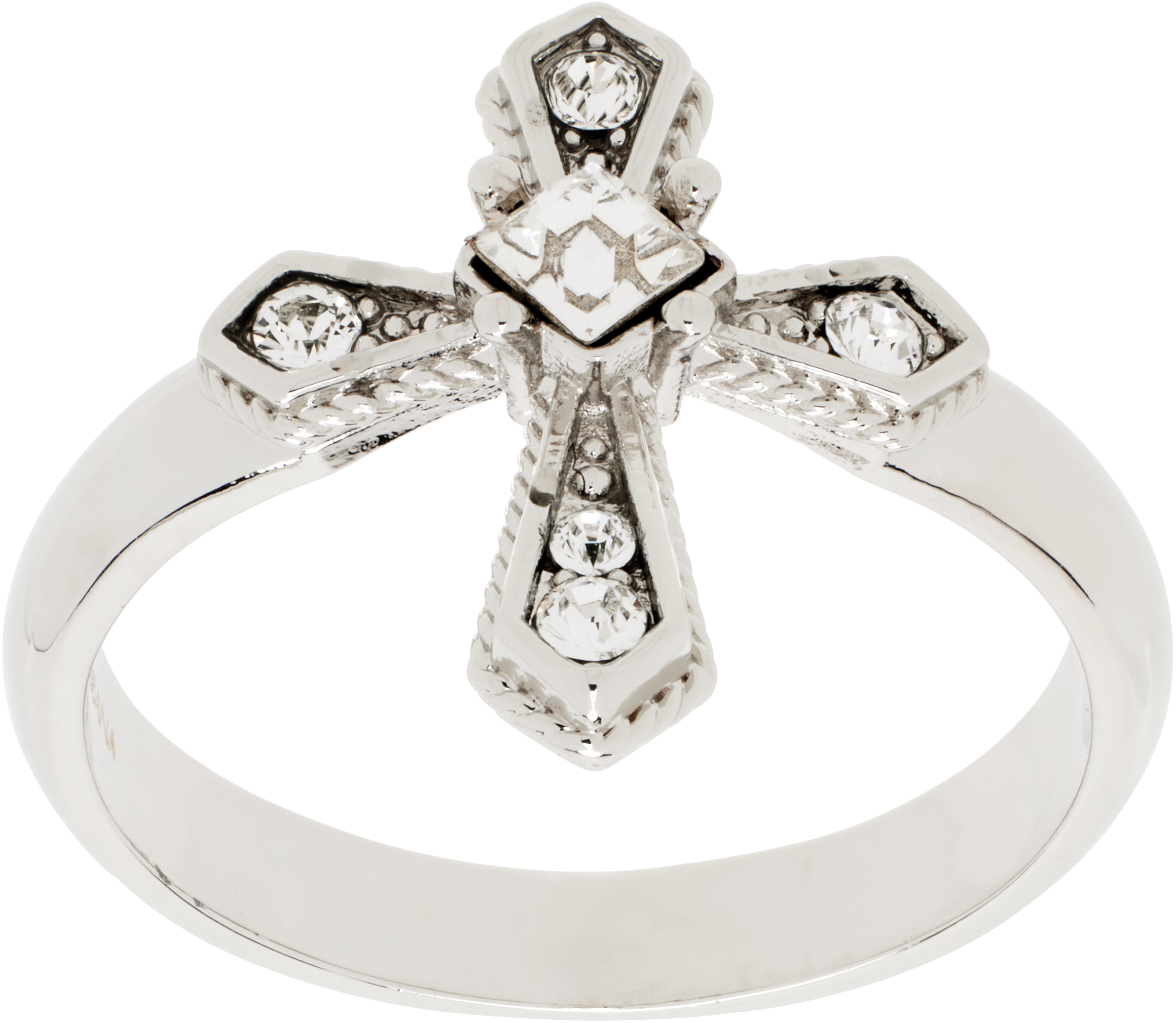 Silver Cross Ring