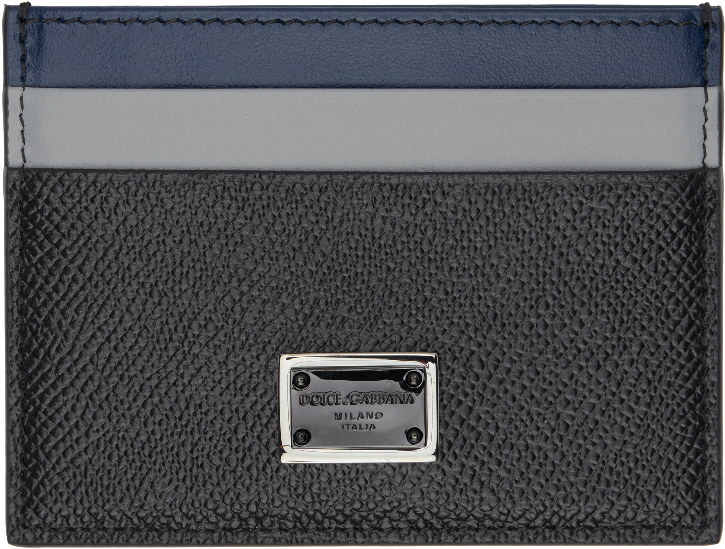 Black & Blue Dauphine Card Holder