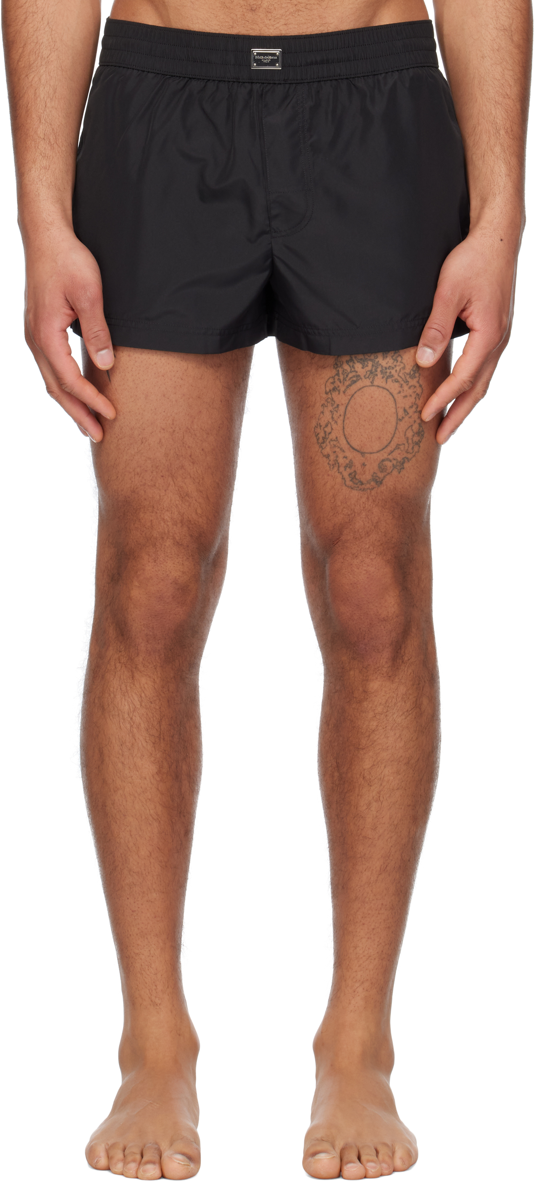 Black Tag Short Swim Shorts