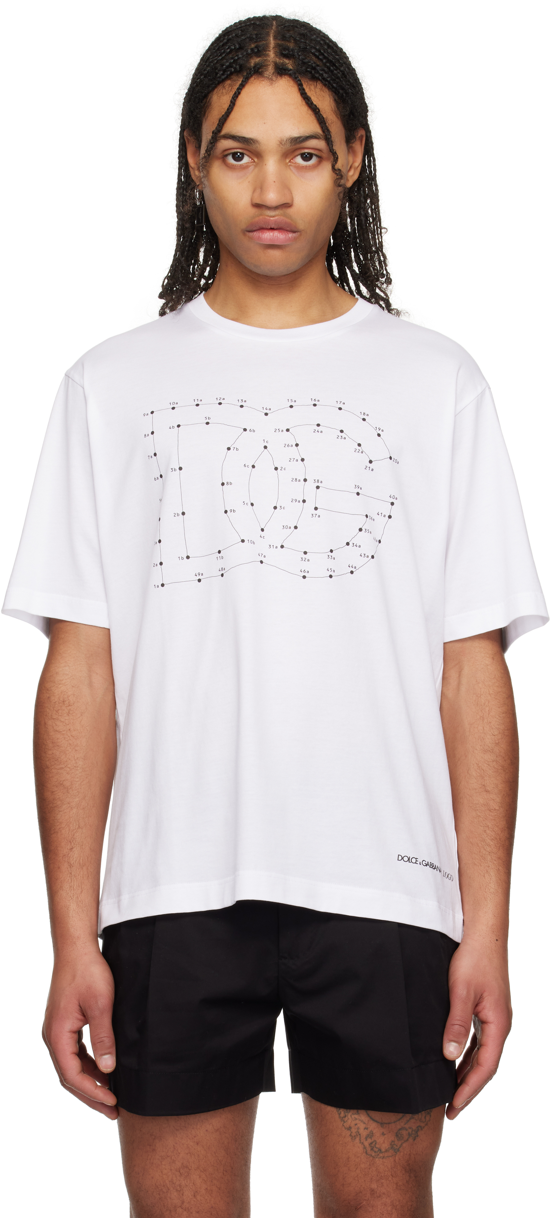 White 'Italian Holiday' T-shirt