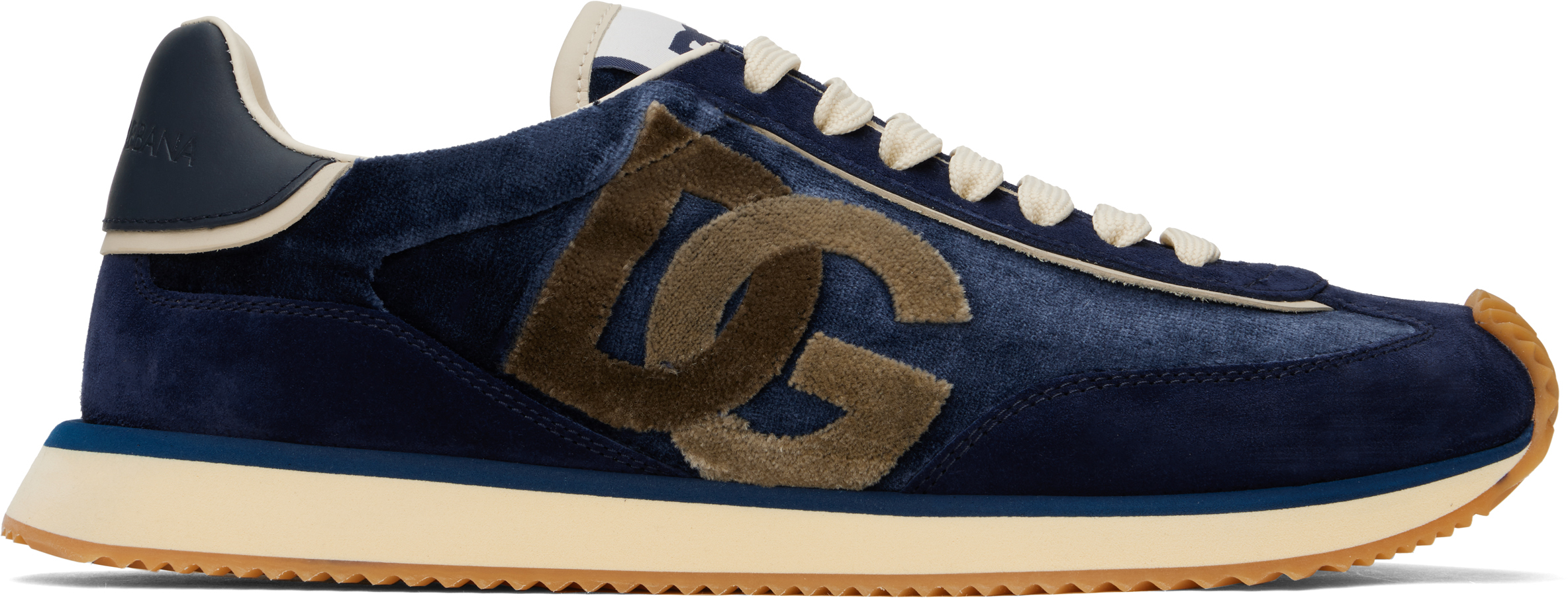 【関税込み】Dolce&Gabbana ネイビー 'DG' Cushion スニーカー Dolce&Gabbana DG Cushion sneakers Dolce & Gabbana