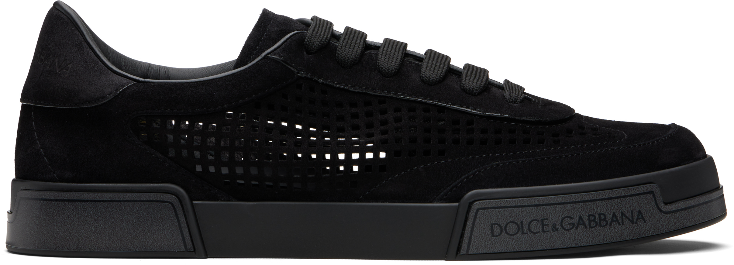 Black Suede Portofino Yacht Sneakers