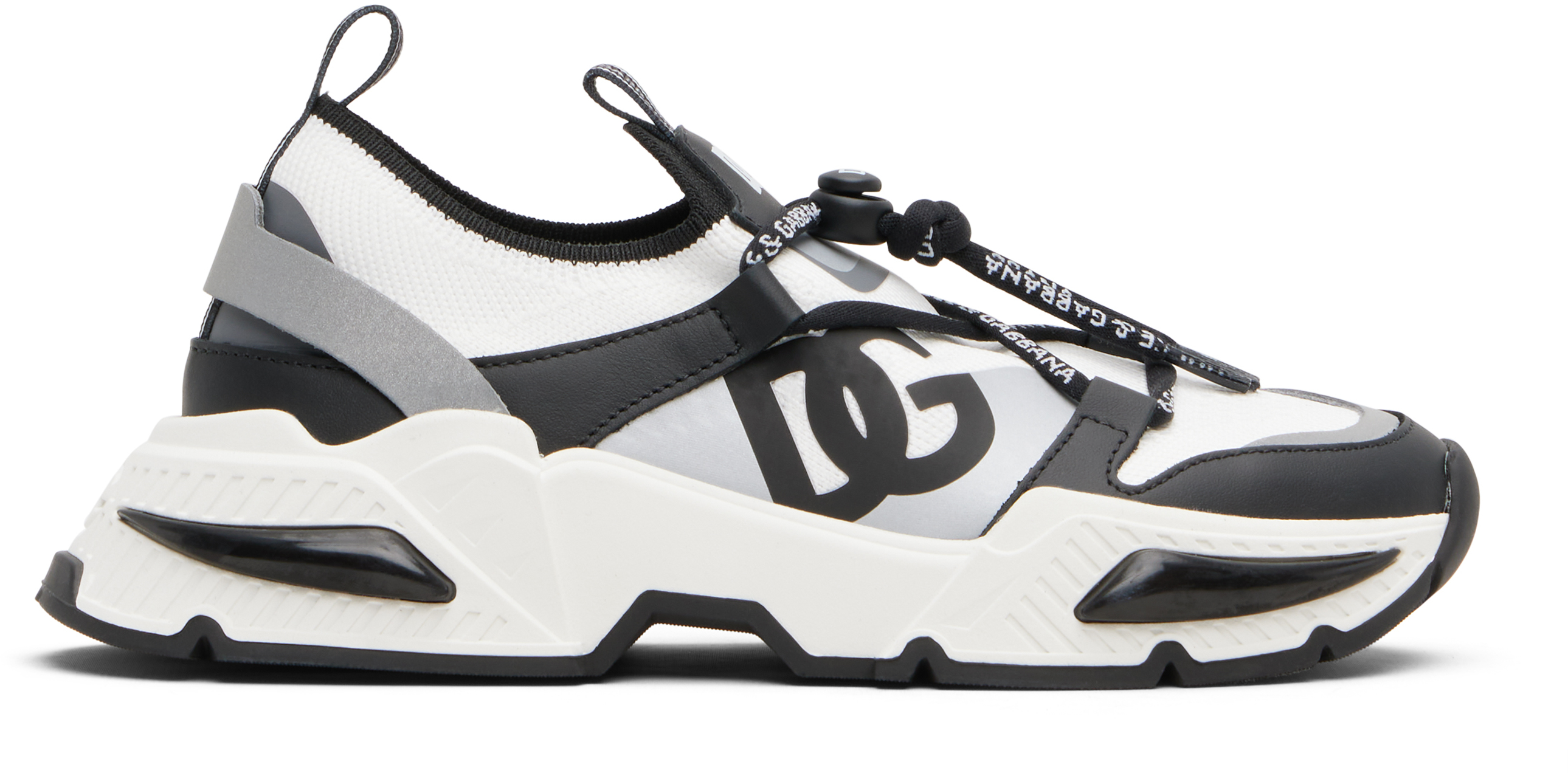 Dolce & Gabbana Boys Daymaster Lace-up Trainers In Black