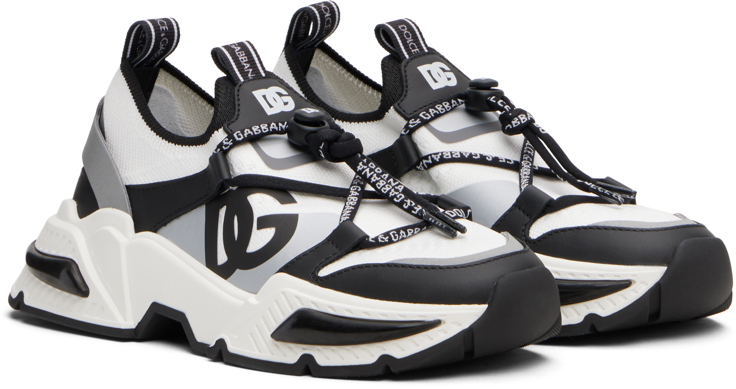 Dolce & Gabbana Boys Daymaster Lace-up Trainers In Black
