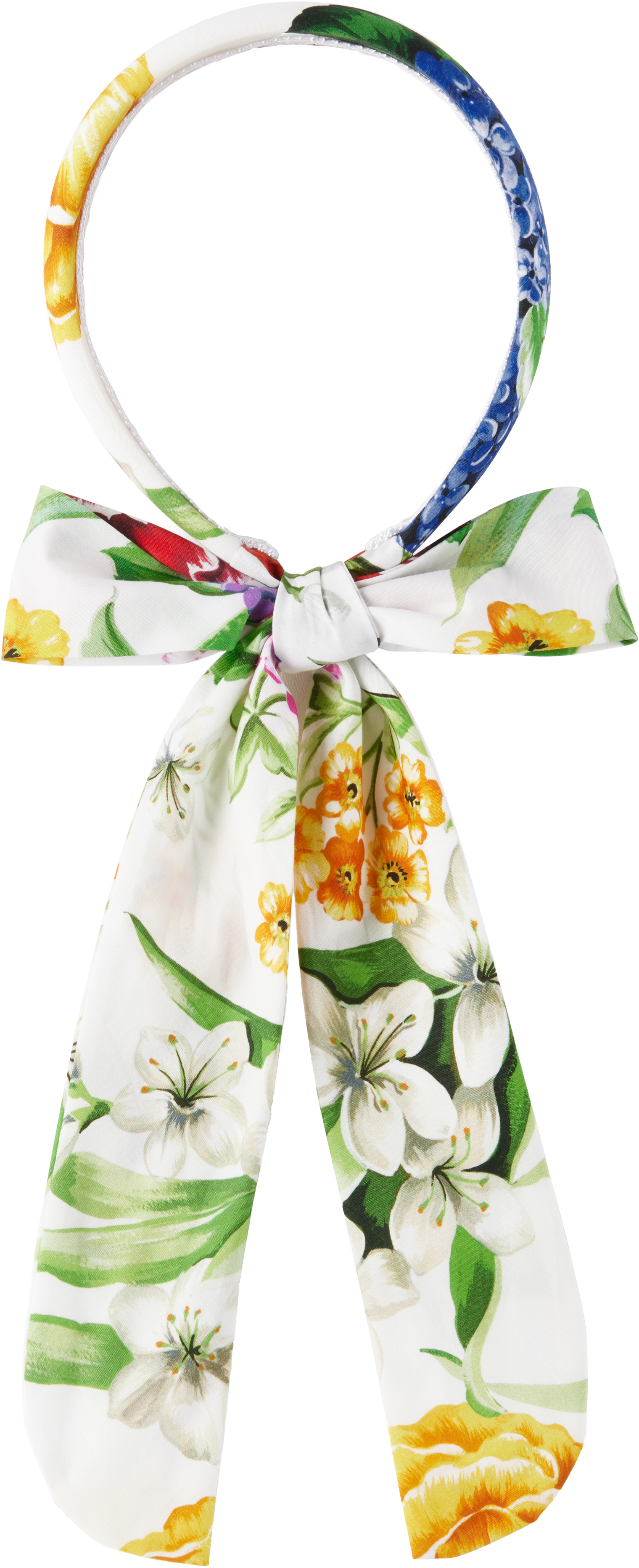 Dolce & Gabbana Kids Multicolor Floral Headband In Ha5ku Mix Fiori F.bc