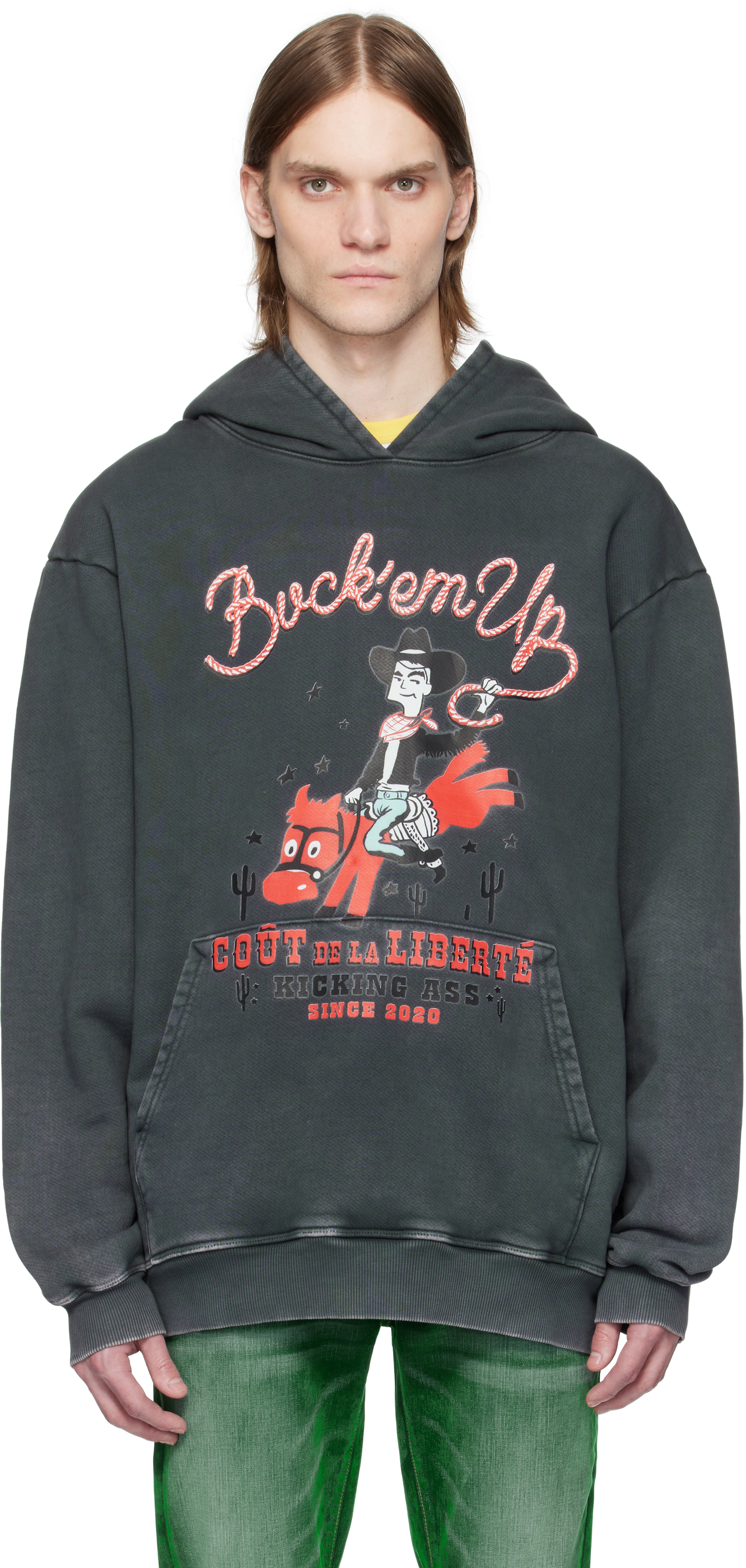 Gray Killian 
Buck
em
 French Terry Hoodie