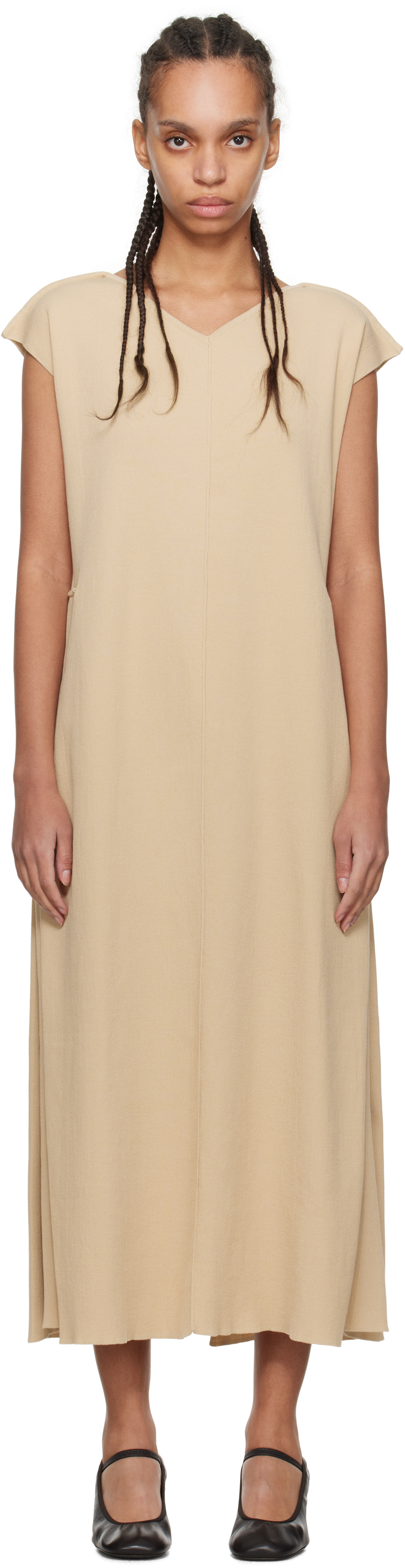 Beige Coste 2/2 Midi Dress