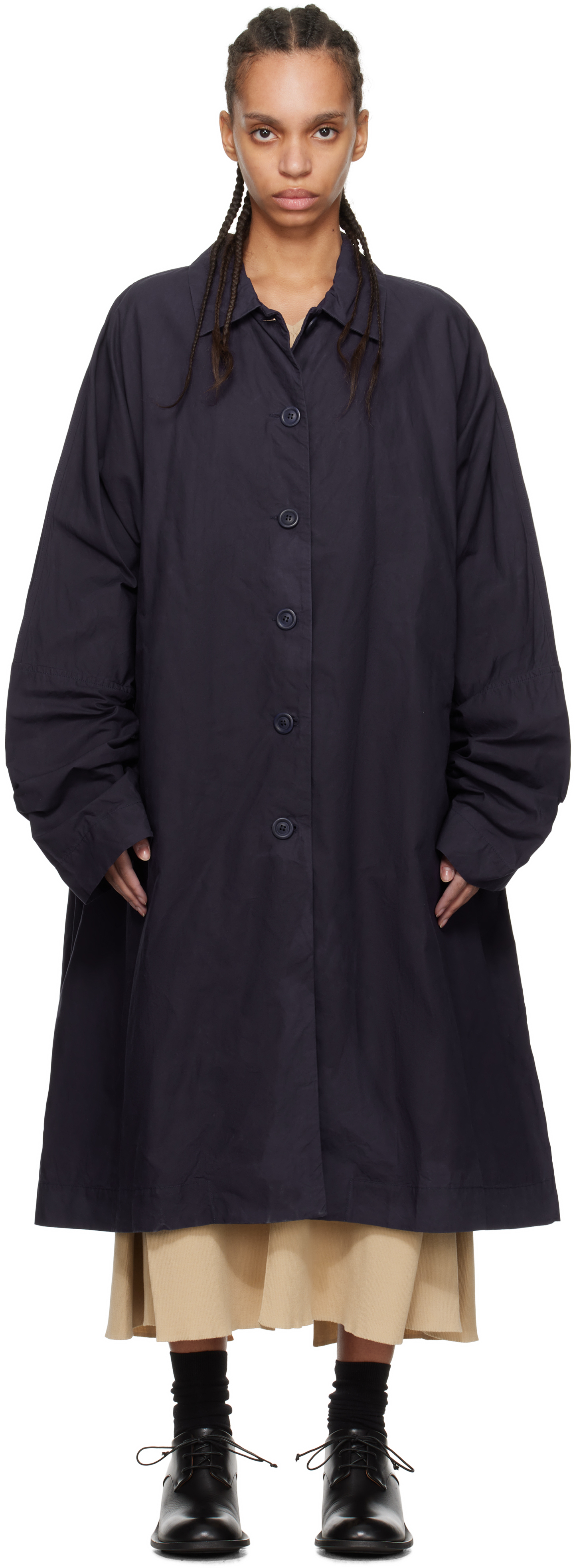 Navy 2PCS Coat