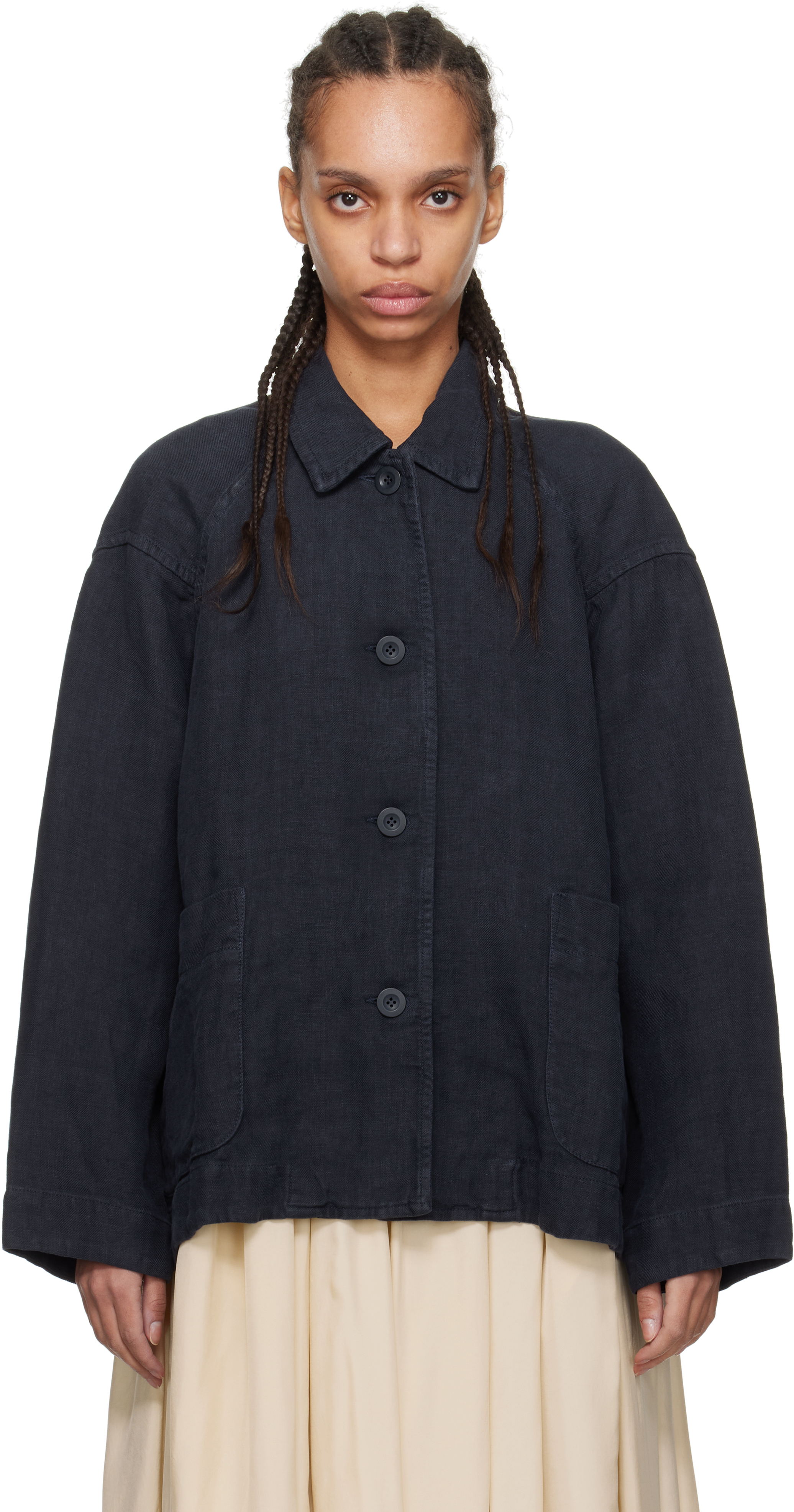 Navy Drays Travail Jacket