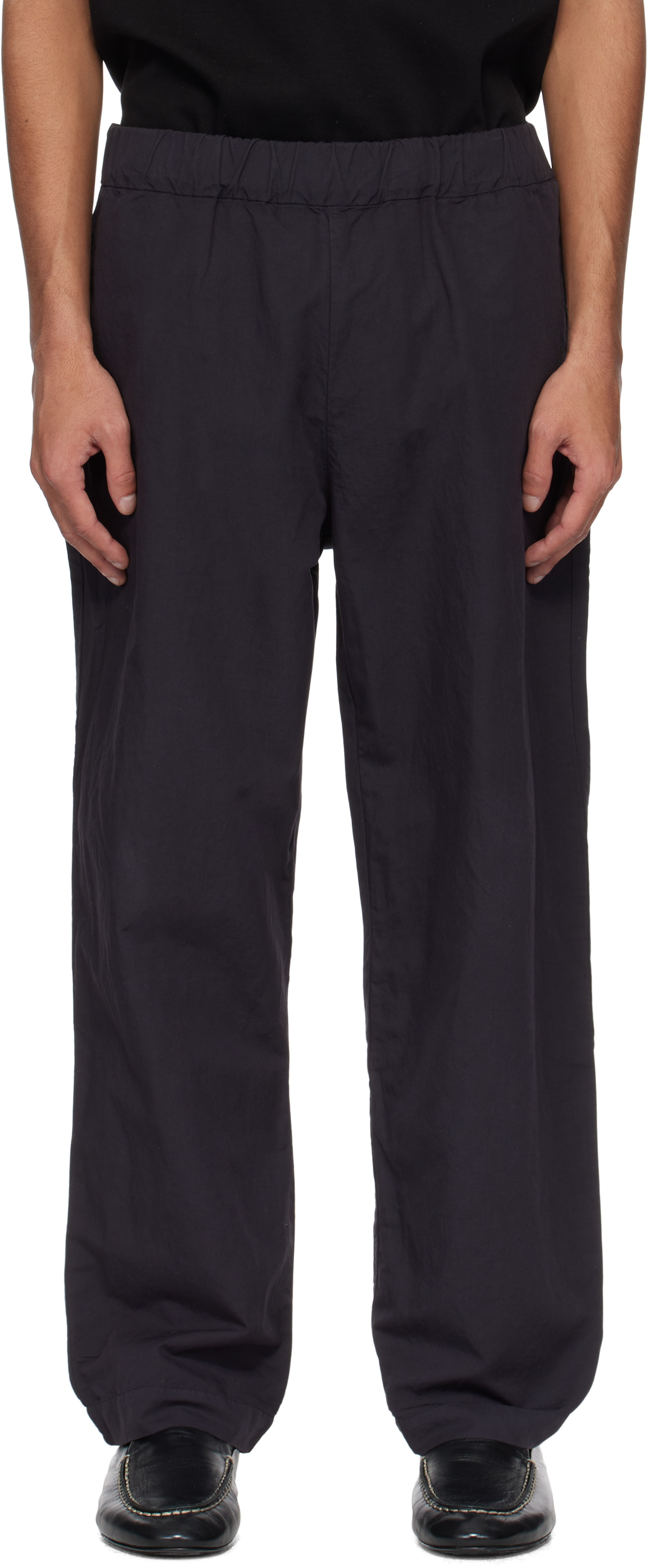 Navy Long Chasse Trousers