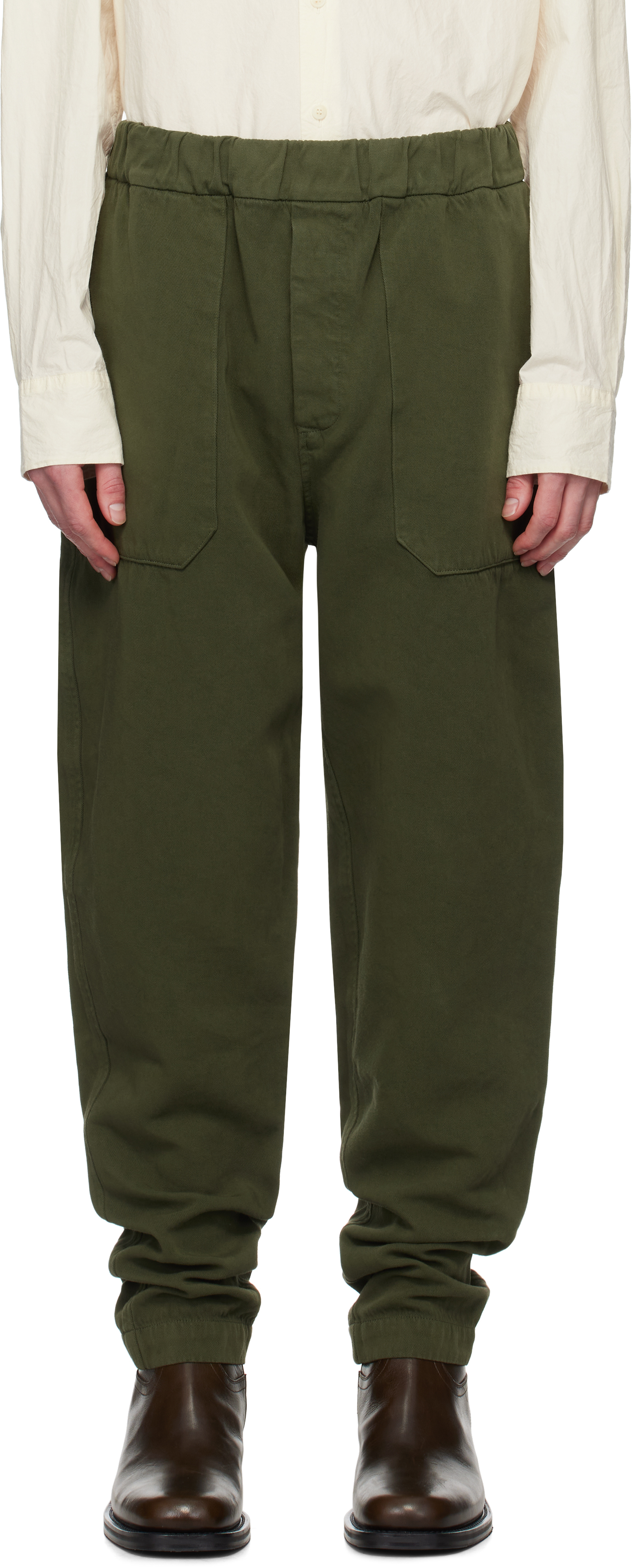 Green Jog Ah Militaire Trousers