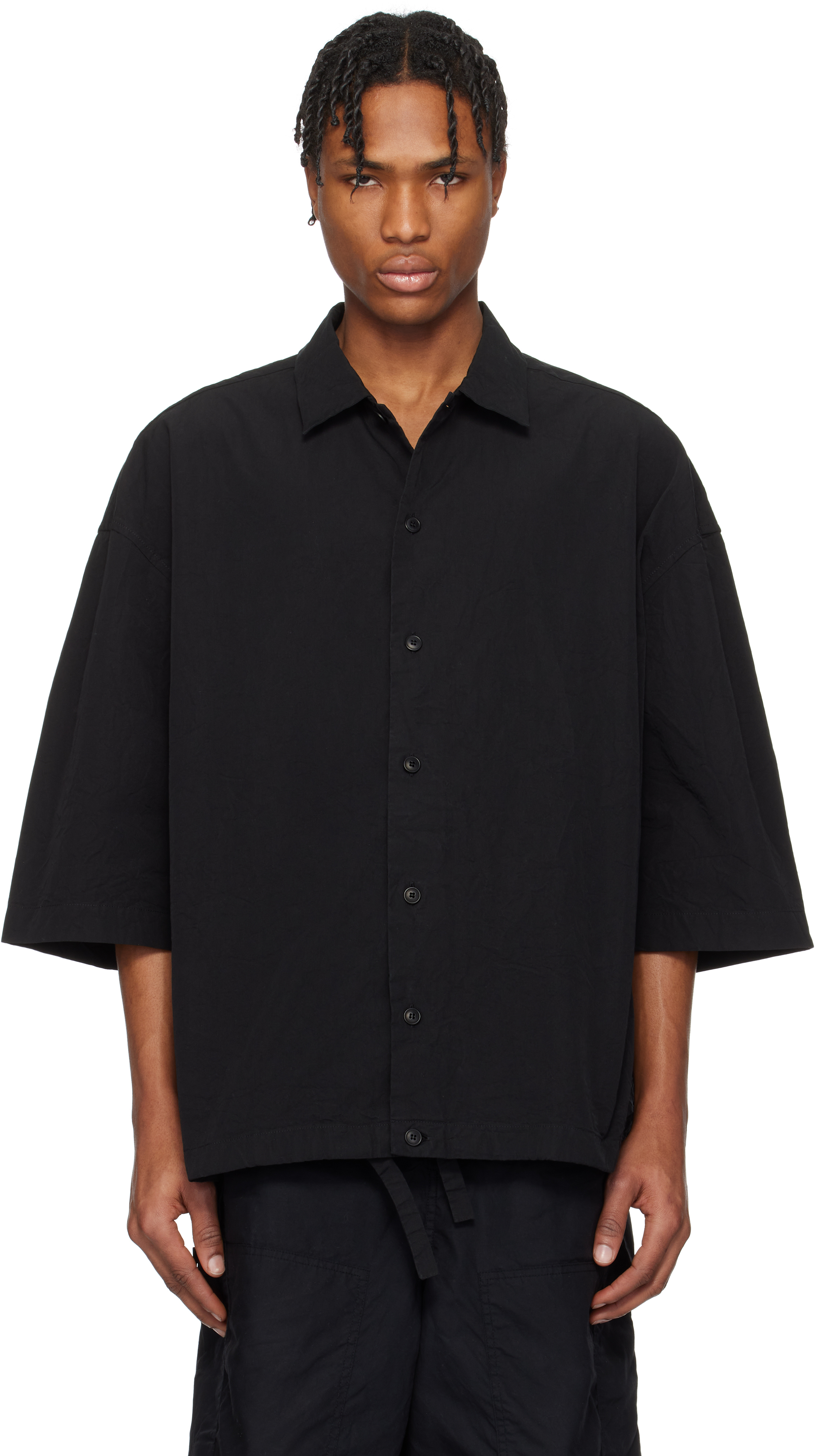 Black Mili Volume Shirt