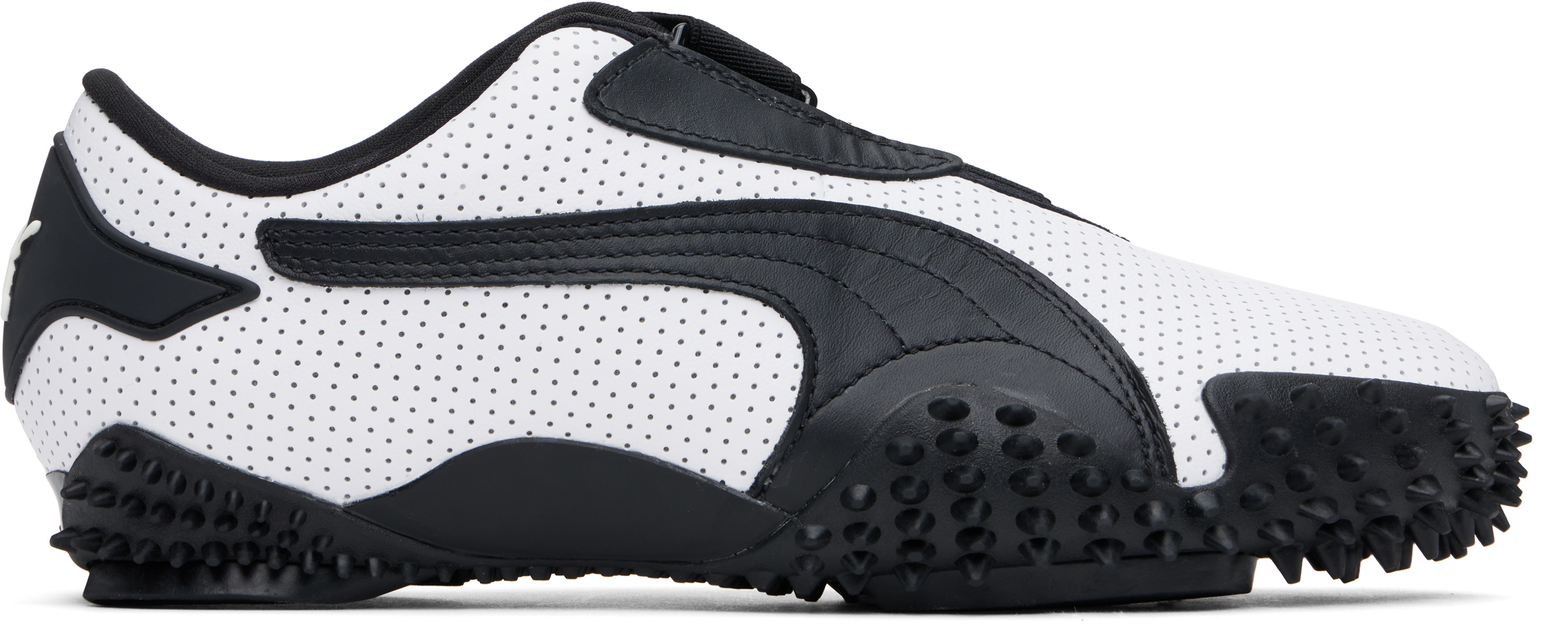 Puma Low Top Sneakers Contrast Panels In White- Blac
