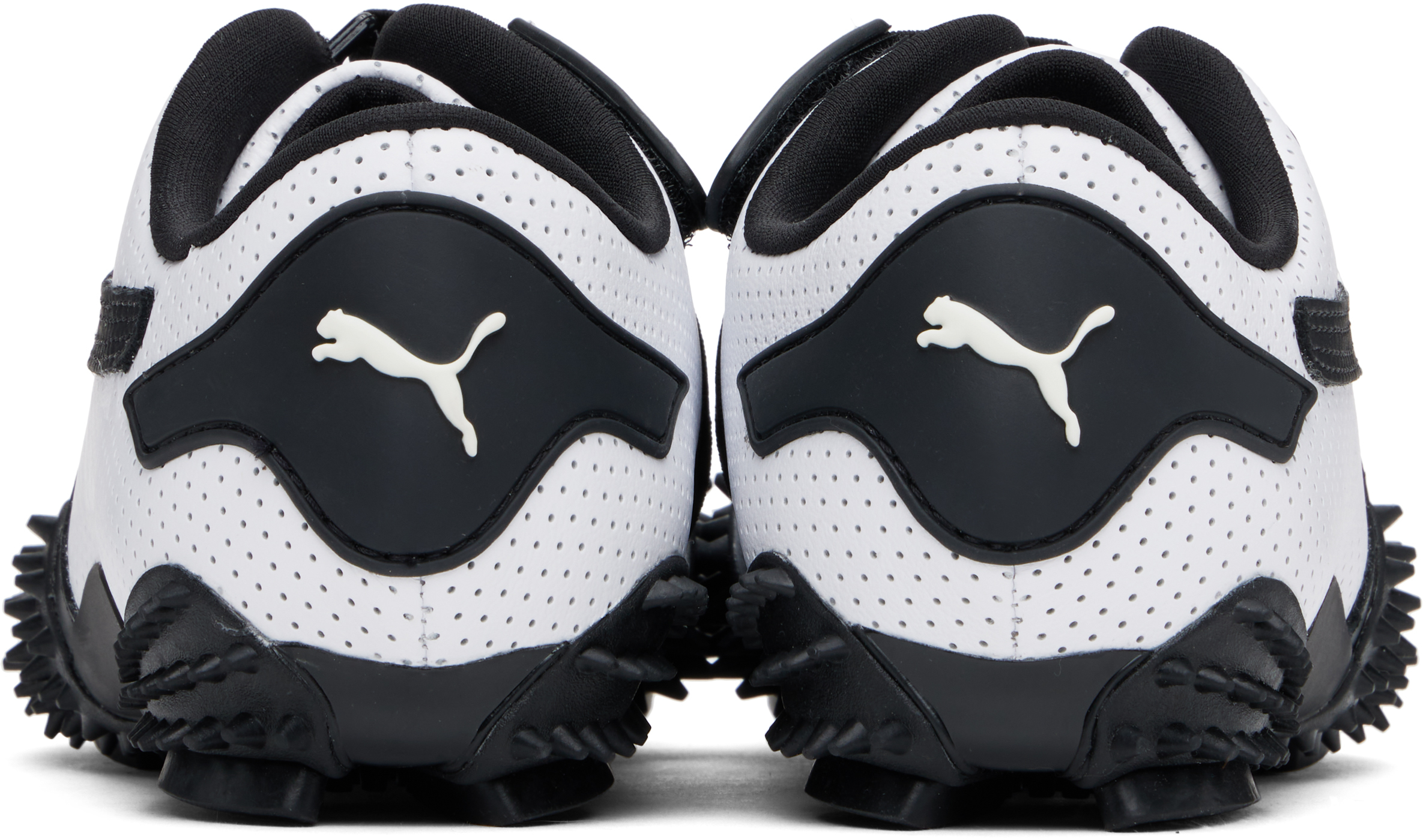 Puma Low Top Sneakers Contrast Panels In White- Blac