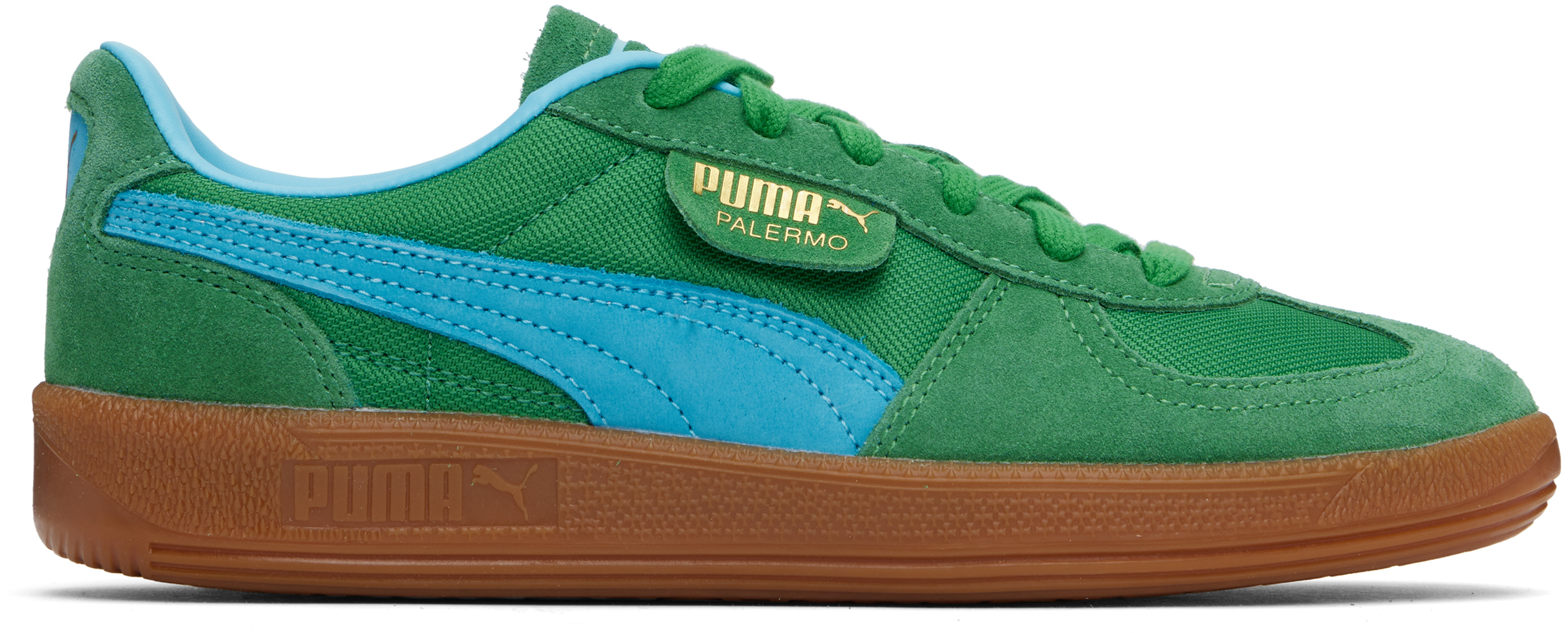【関税込み】PUMA グリーン Palermo Vintage Update スニーカー PUMAのグリーン Palermo Vintage Update スニーカーがセール中