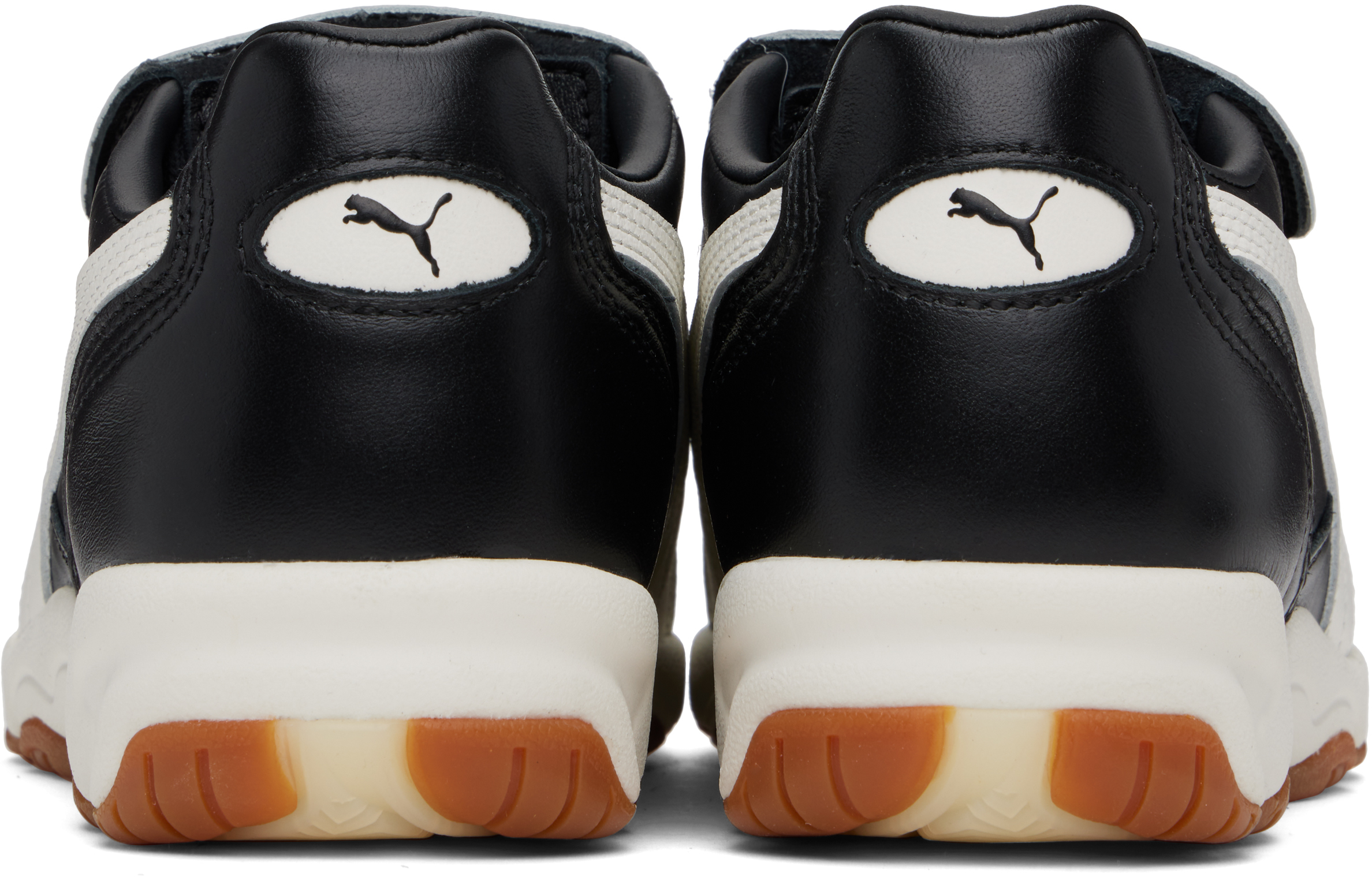 Puma 'king' Black Sneakers With Formstrip Logo Detail On The Side And Logo Patch On The Tongue In  Black-warm Whit