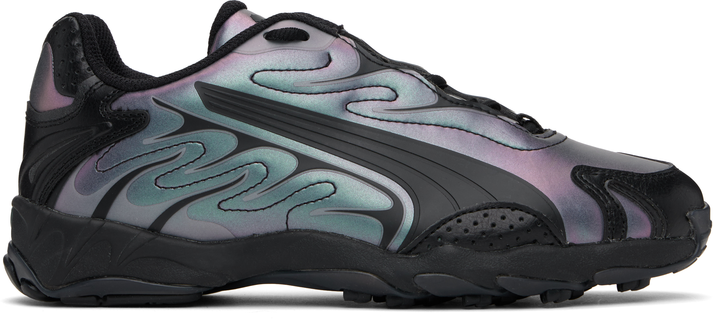 PUMA BLACK INHALE COLOR SHIFTING SNEAKERS