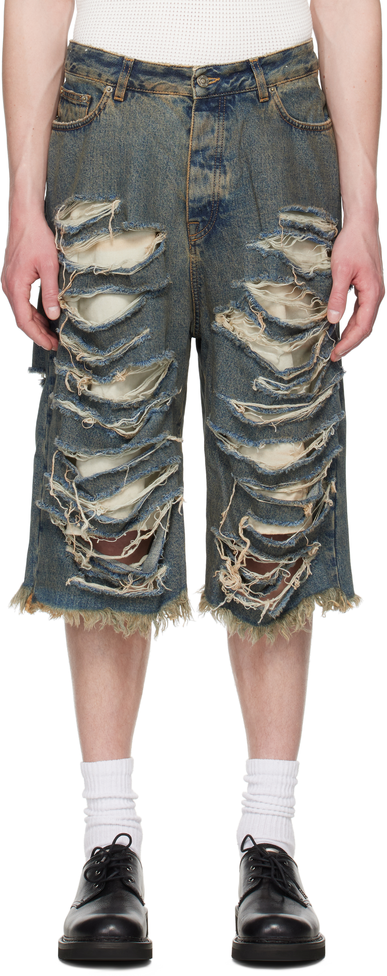 Blue Big Daddy Denim Shorts