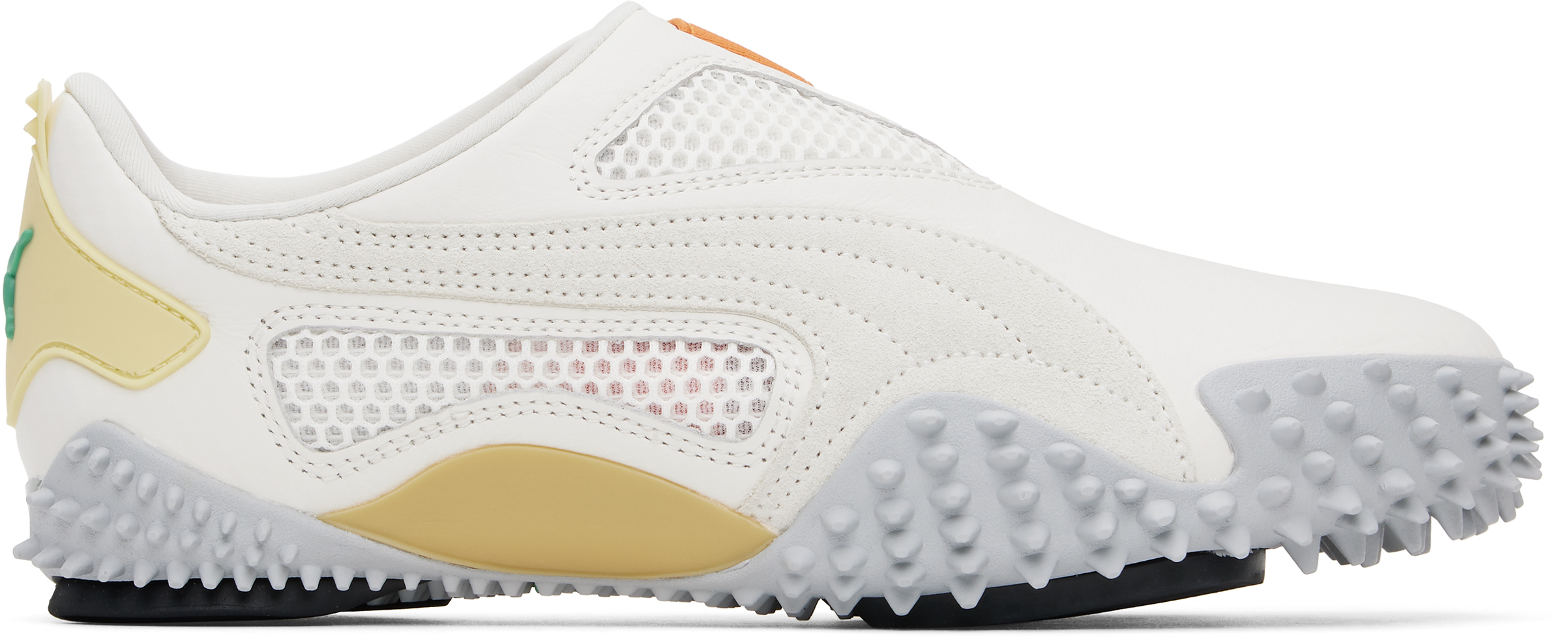 Puma Brown Ur Mostro Communication Trainers In Warm White-light Str
