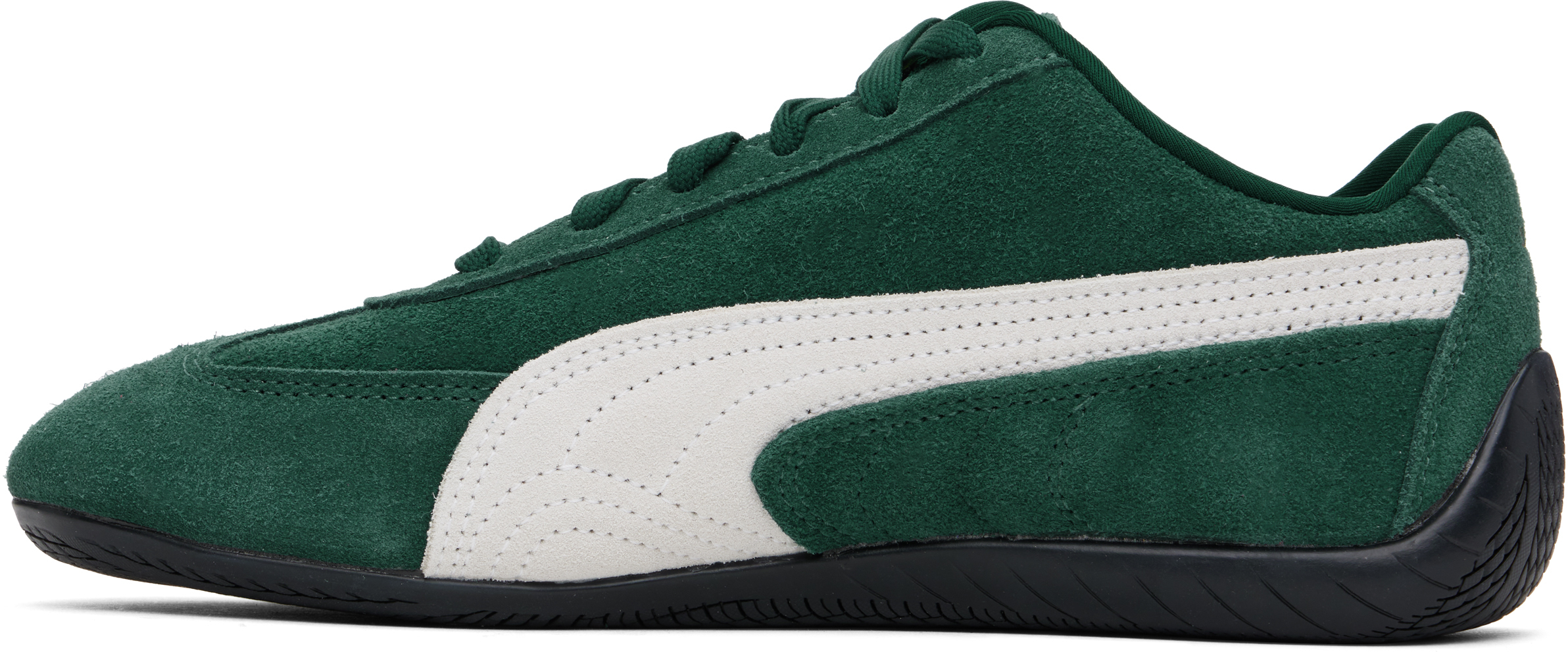 Puma Speedcat The Neverworn V Sneaker In Dark Myrtle- Whi