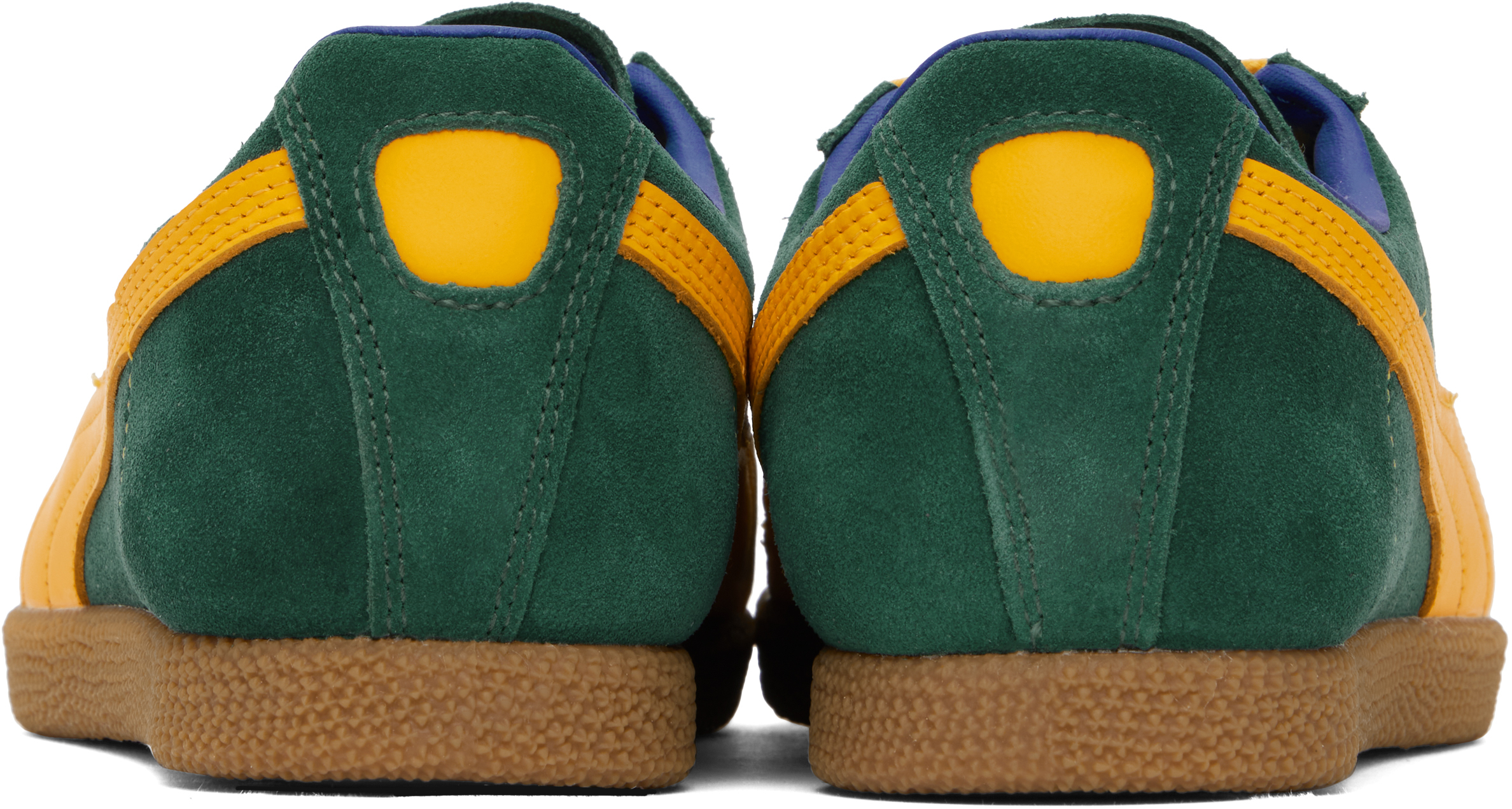 Puma Brasil Sneaker In Dark Myrtle-tangerin