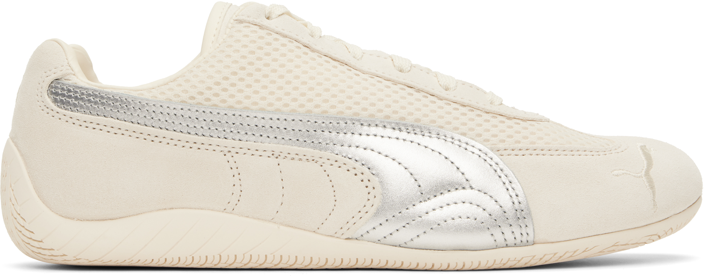 ★PUMA★ ベージュ＆シルバー Speedcat Premium スニーカー PUMA SPEEDCAT PREMIUM｜BILLY'S ENT 公式通販