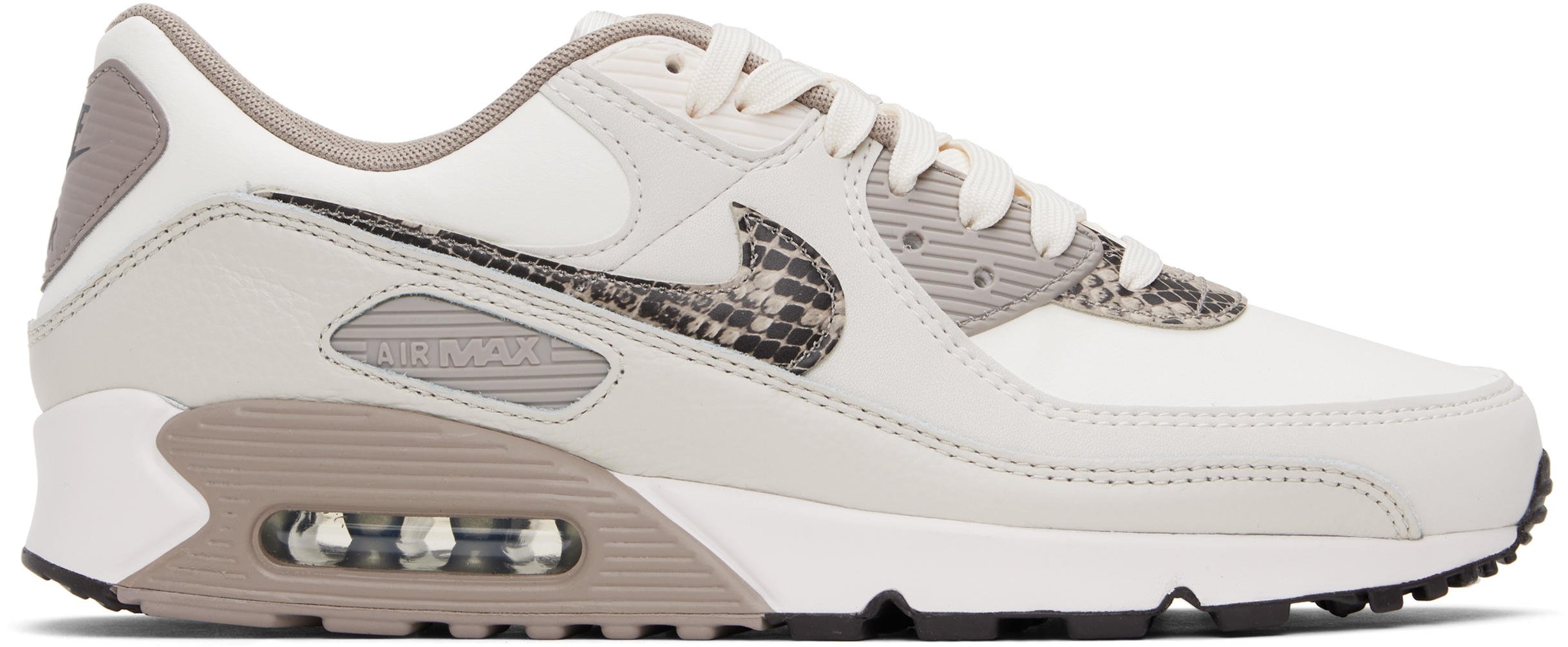 Nike Off-white Air Max 90 Sneakers In Lt Orewood Brn/multi