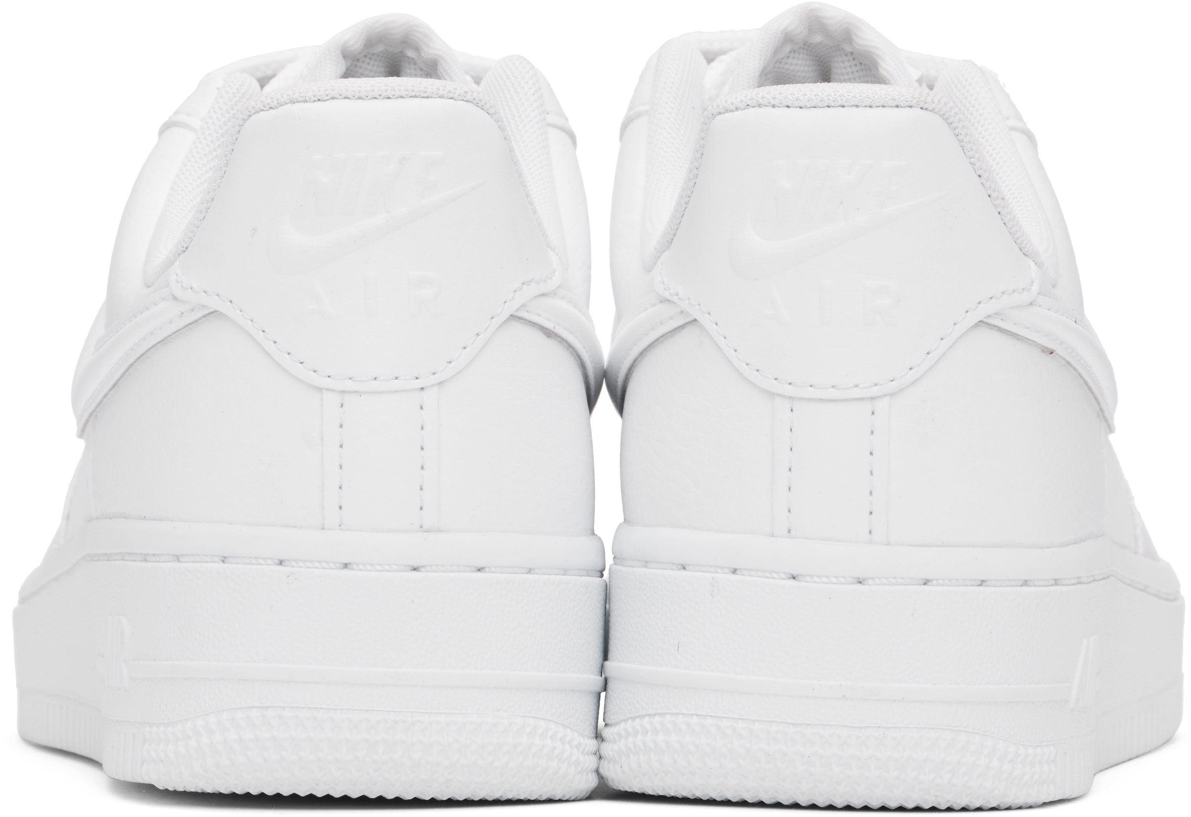 Nike White Air Force 1 '07 Sneakers In White/white-black-me