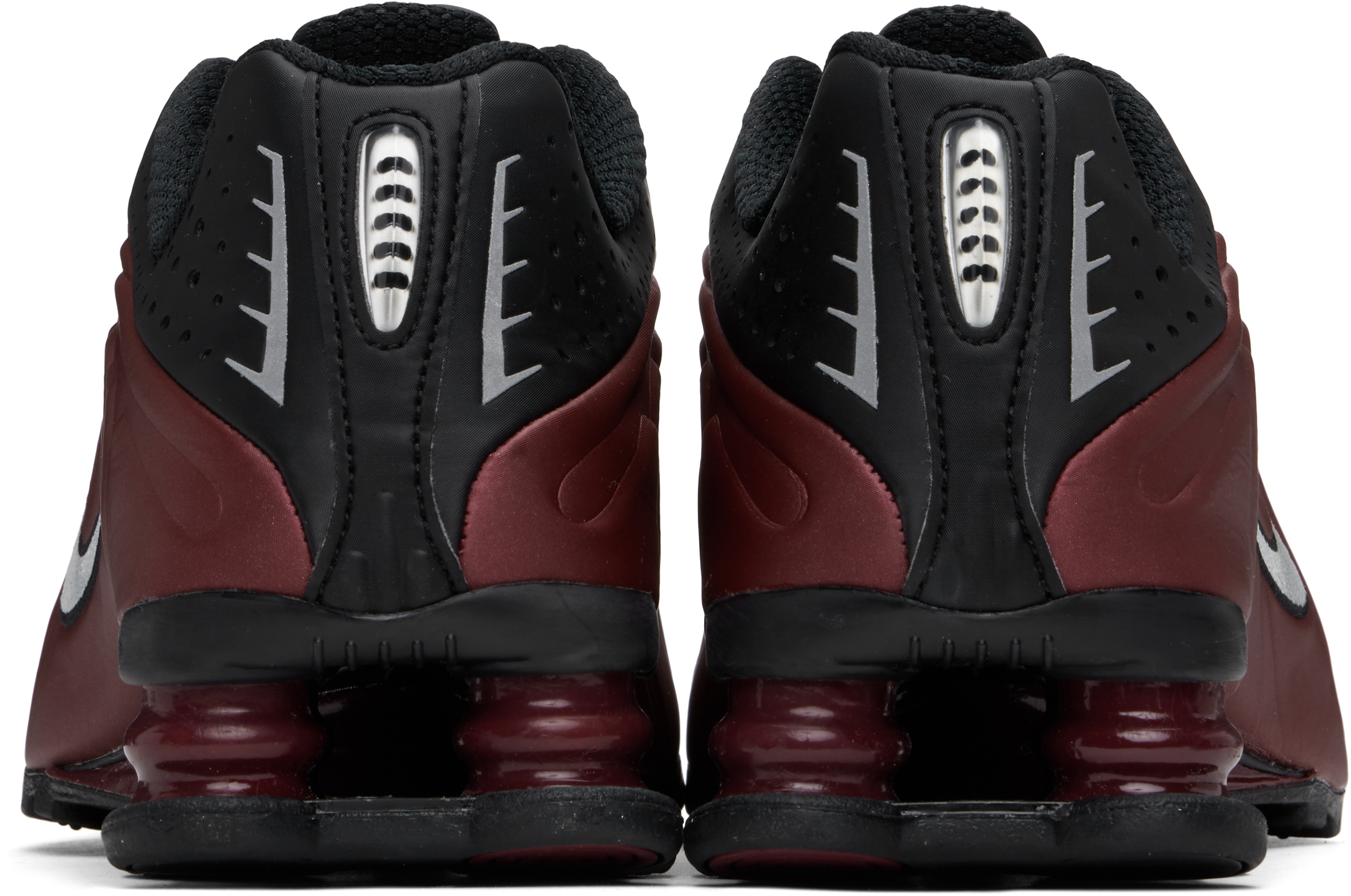 Nike Womens Shox R4 In Black/metallic Silve