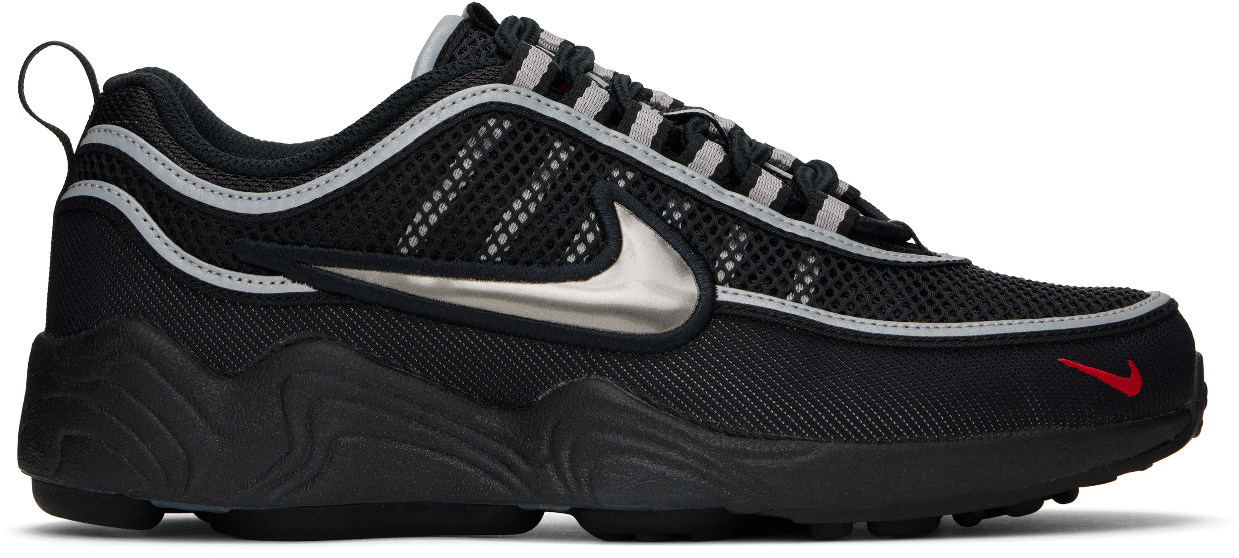 Black 
Silver Air Zoom Spiridon SP Sneakers