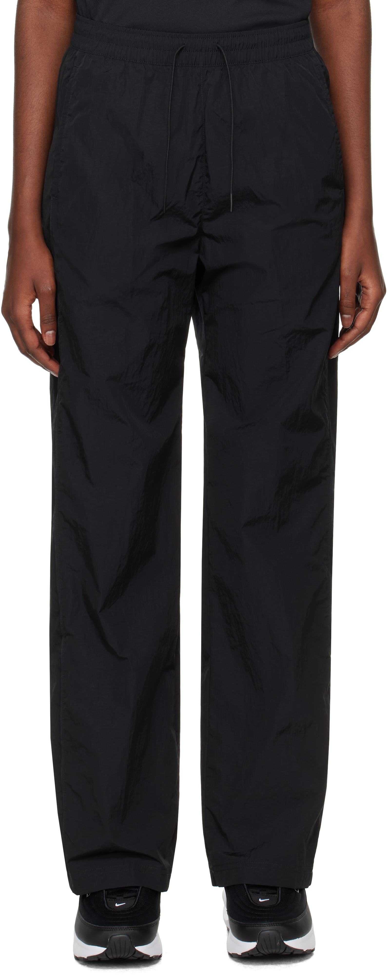 Black Windrunner Sport Pants