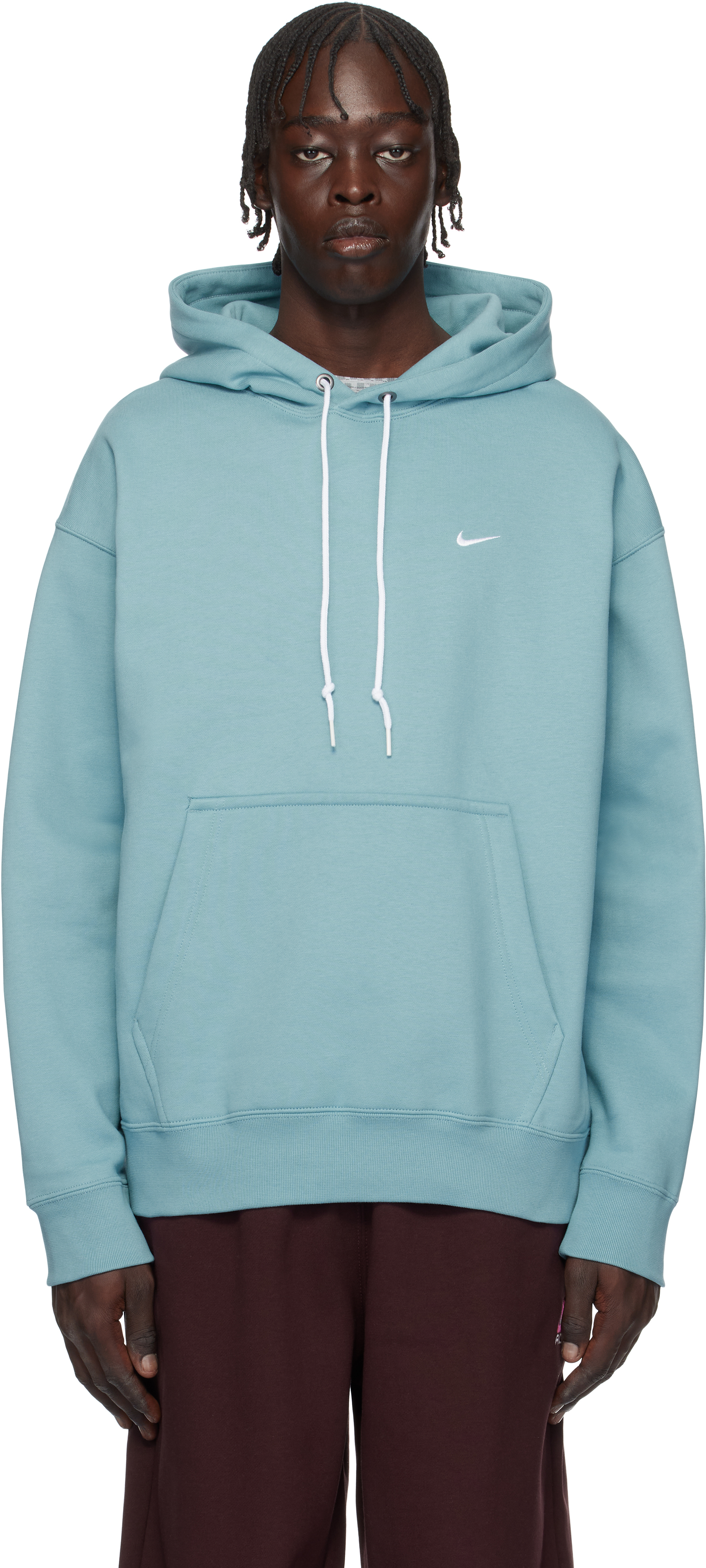 Blue Solo Swoosh Hoodie