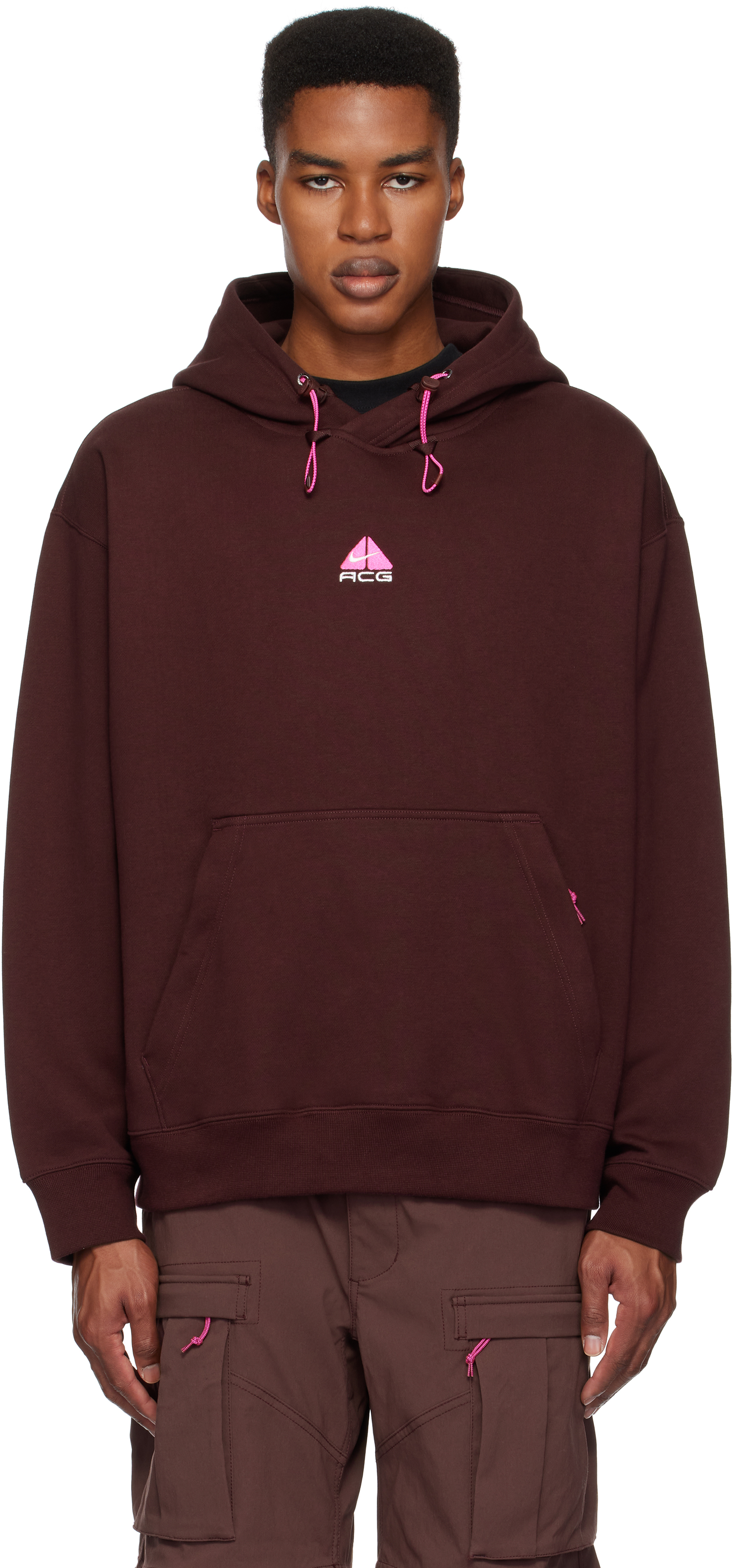 Burgundy 'ACG' Therma-FIT Hoodie