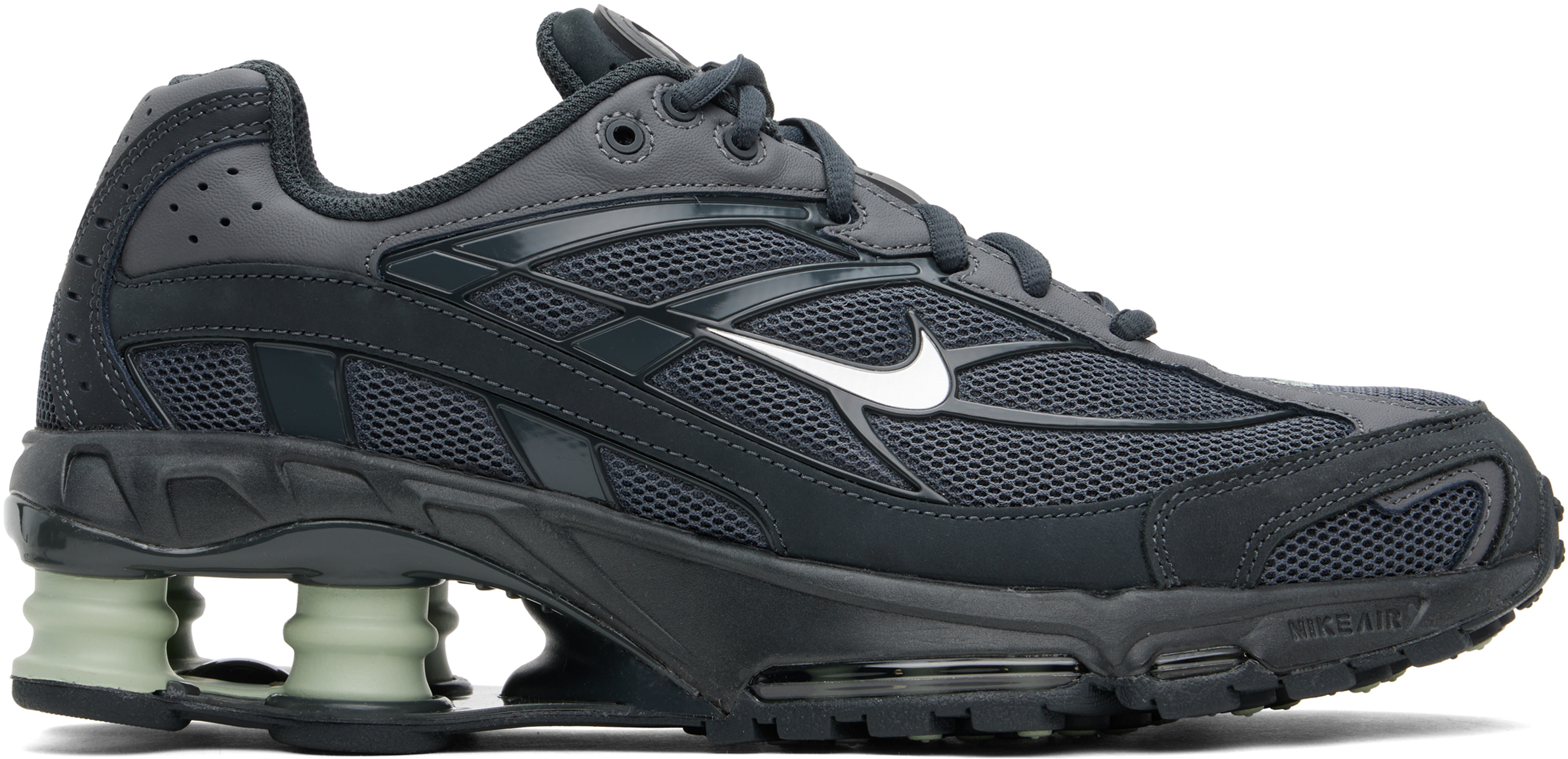 Nike Shox Ride 2 Trainers In Anthracite/jade Hori