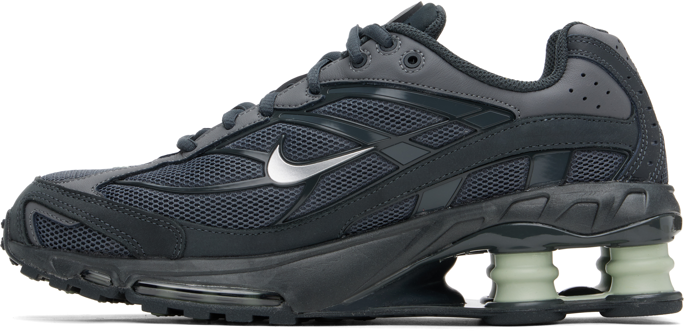 Nike Shox Ride 2 Trainers In Anthracite/jade Hori