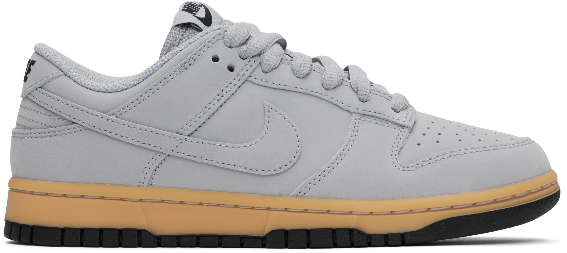 Nike Gray Dunk Low Retro Se Sneakers In Wolf Grey/wolf Grey-