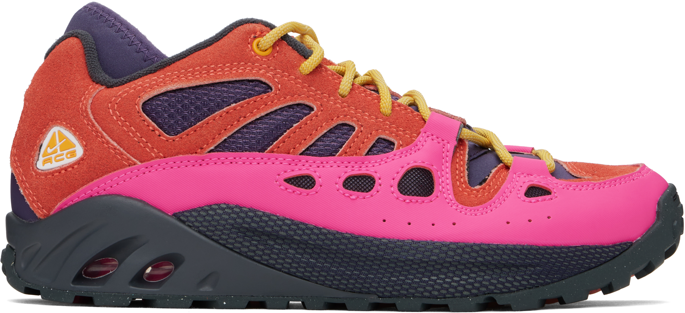 Pink & Red ACG Air Exploraid Sneakers