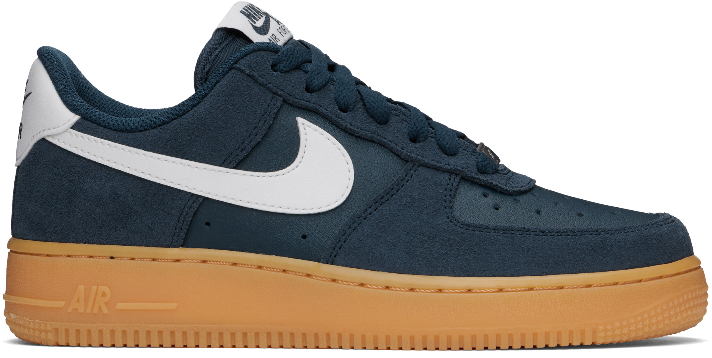 Nike Air Force 1 Sneakers In Armory Navy/summit W