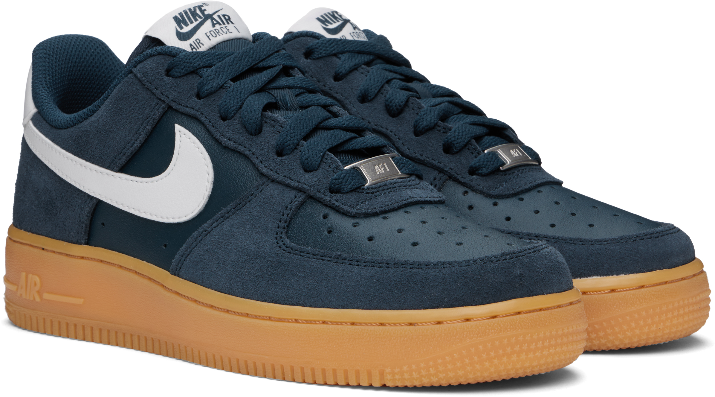 Nike Air Force 1 Sneakers In Armory Navy/summit W