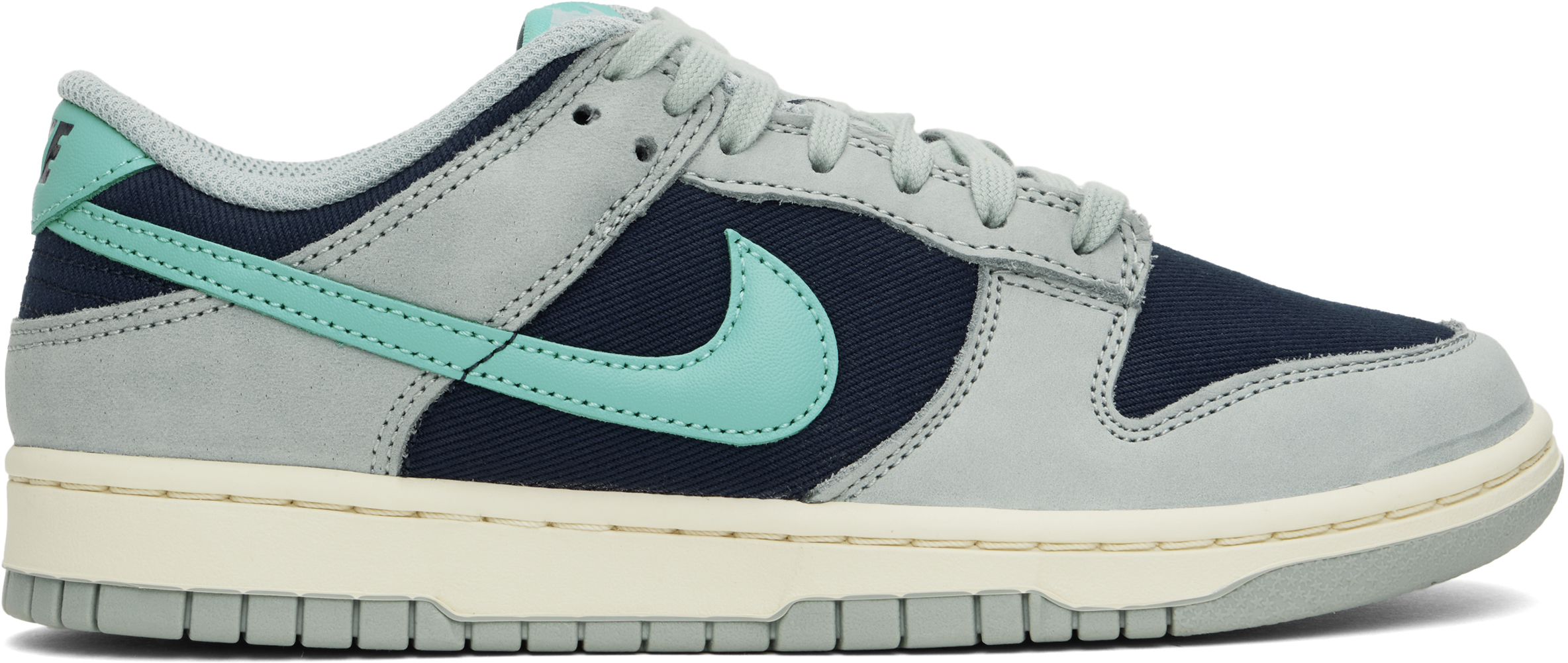 Nike: Blue Dunk Low Retro Premium Sneakers | SSENSE Canada