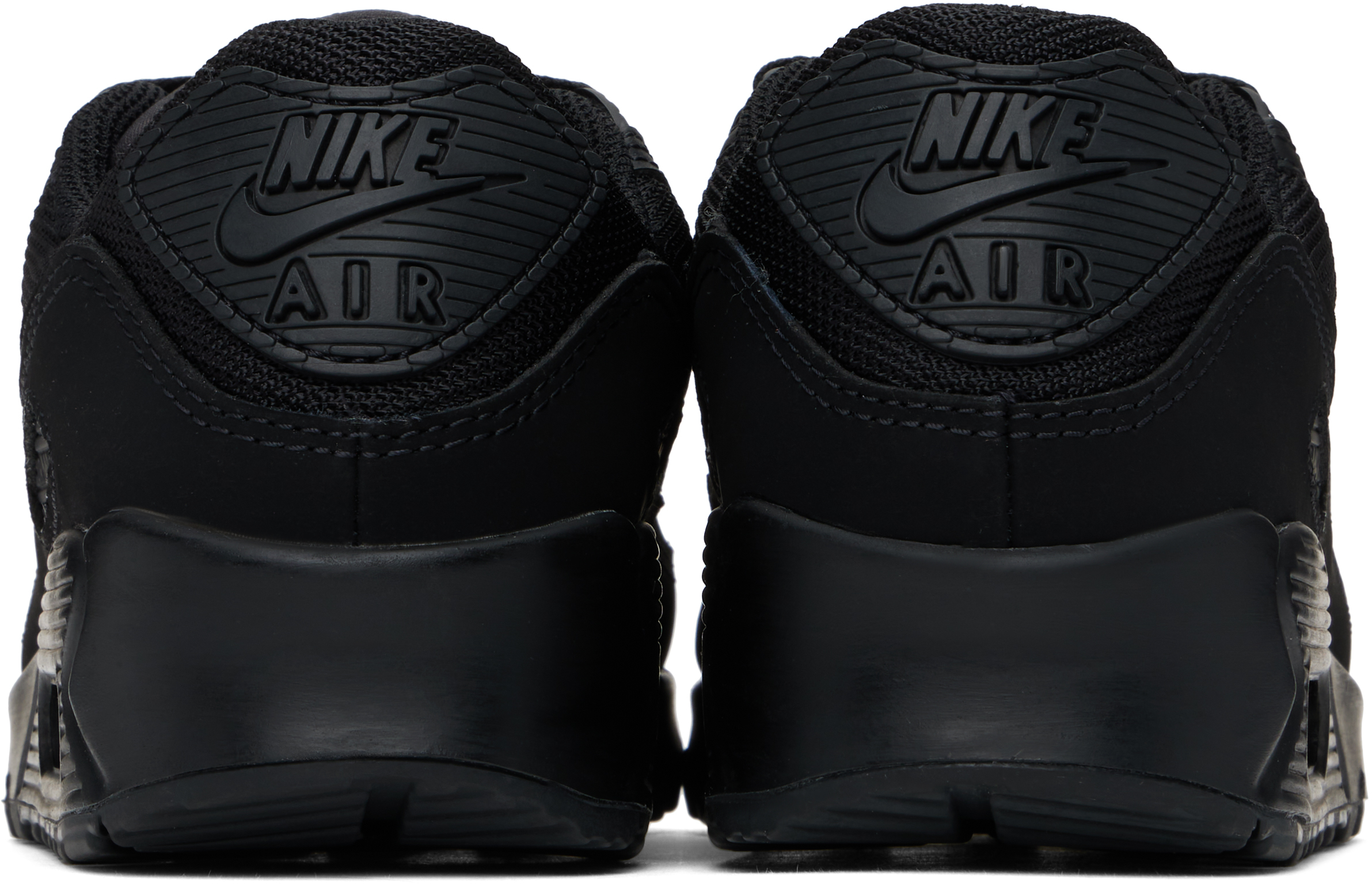 Nike Black Air Mac 90 Ltr Sneakers In Black/black-black-wh