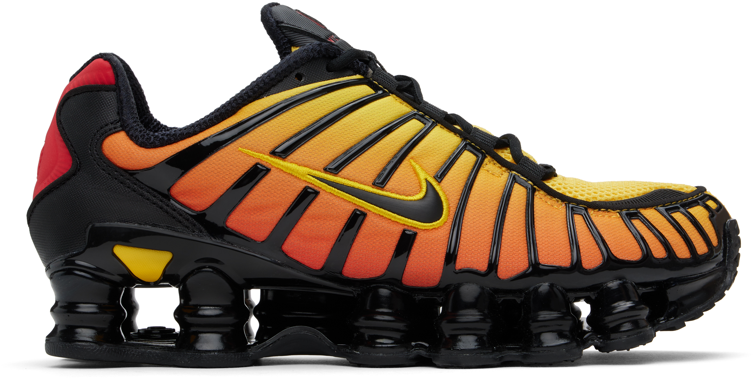 Nike: Orange & Black Shox TL Sneakers | SSENSE