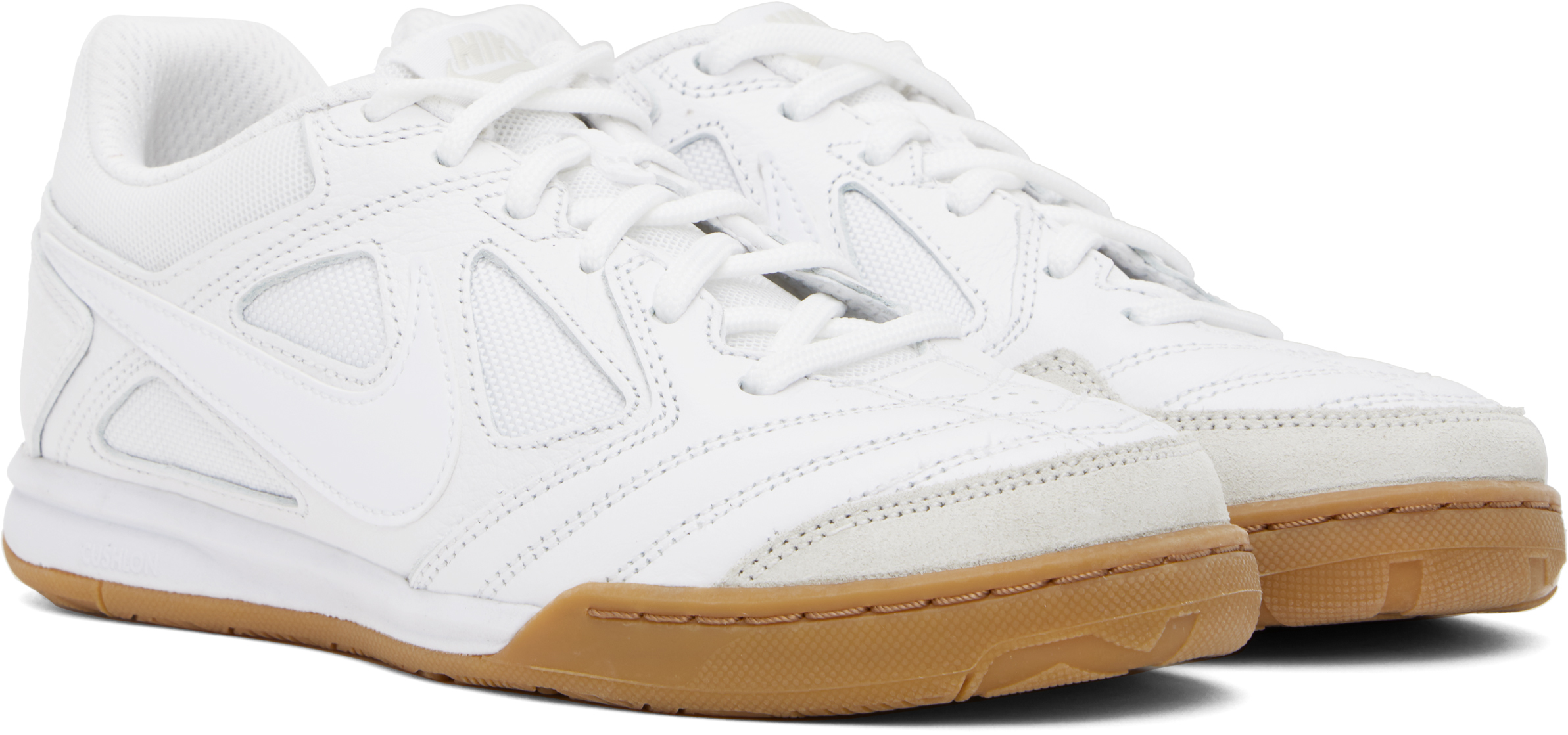 Nike Gato Low-cut Casual Shoes In White/white-gum Ligh