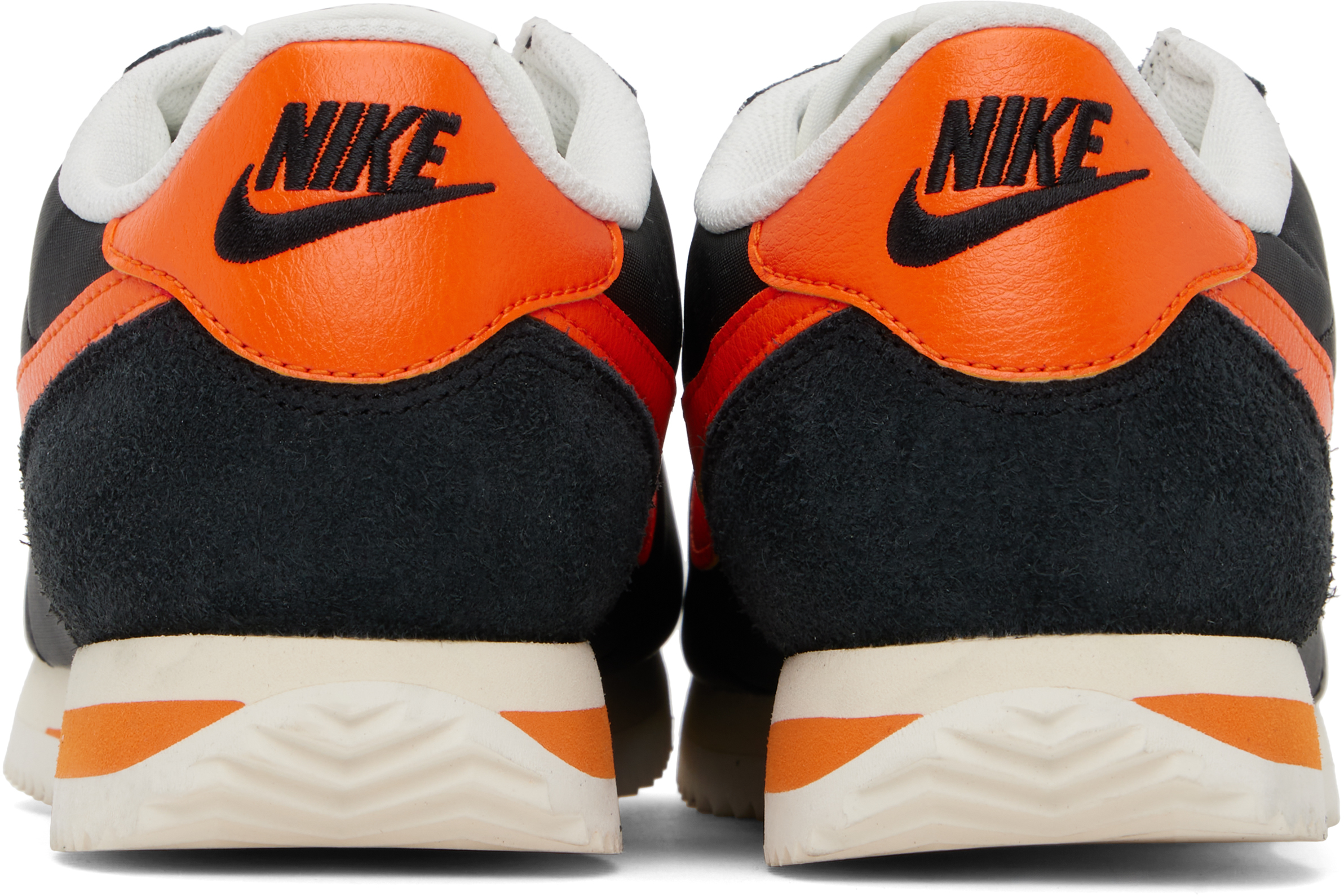 スニーカー [NIKE] CORTEZ TEXTILE M : BLACK SAFETY ORANGE Nike Cortez Textile Black Sail Muslin Safety Orange HF0263
