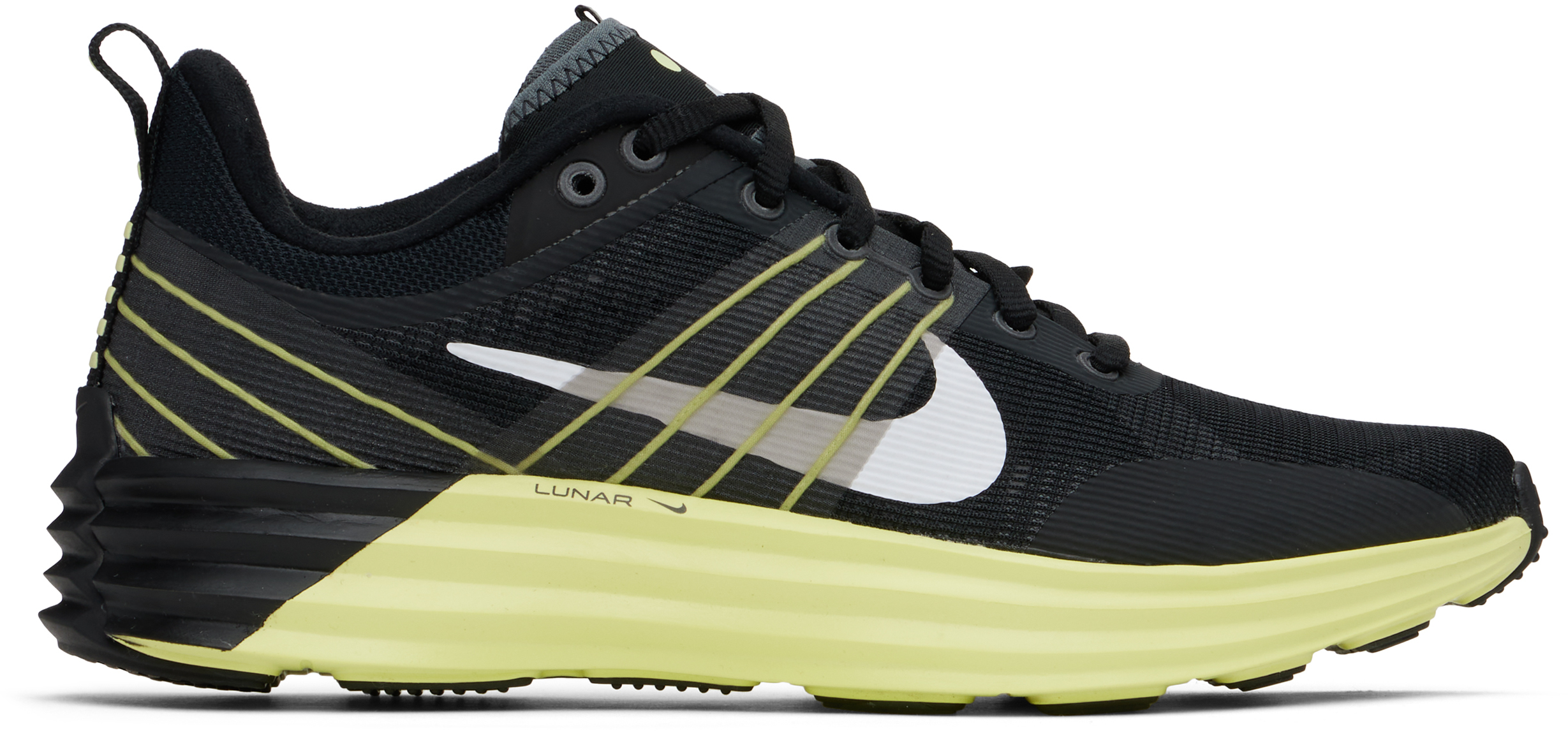 Nike Lunar Roam Sneakers In Black/white-iron Gre