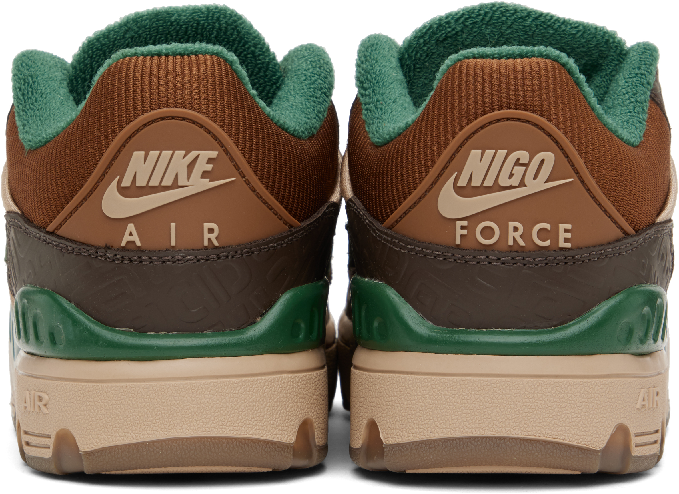 Nike Brown Nigo Edition Air Force 3 Low Sp Sneakers