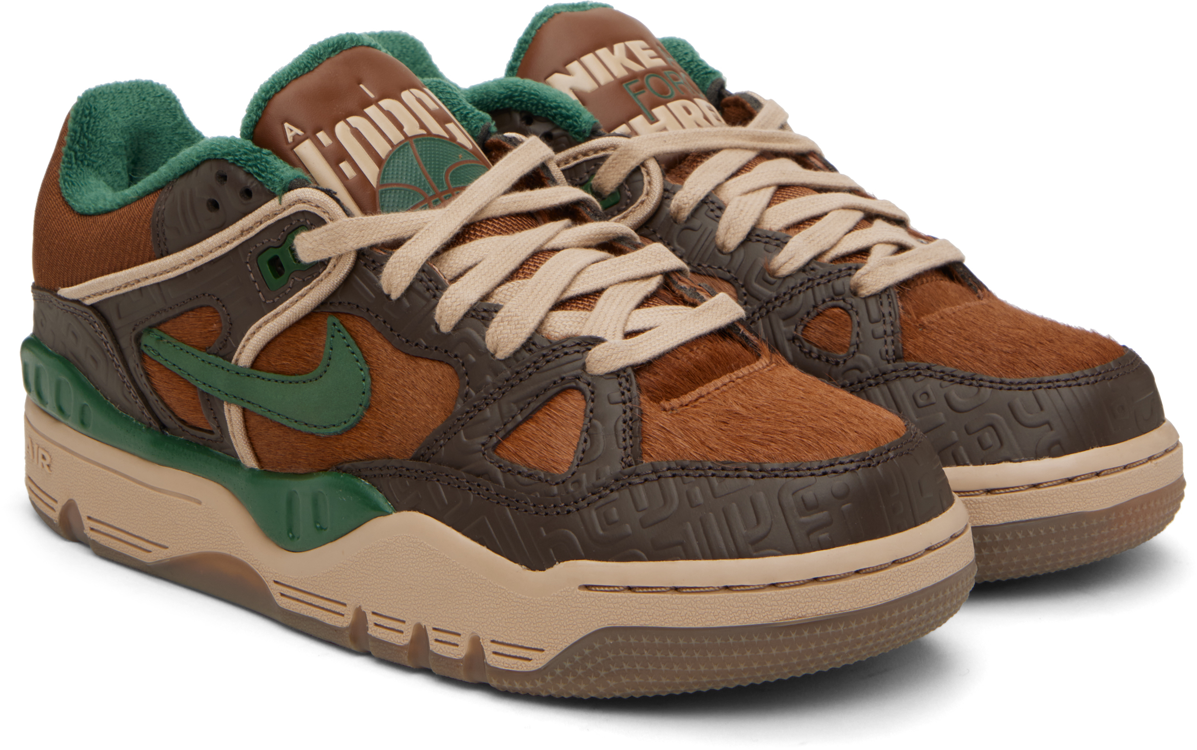 Nike Brown Nigo Edition Air Force 3 Low Sp Sneakers