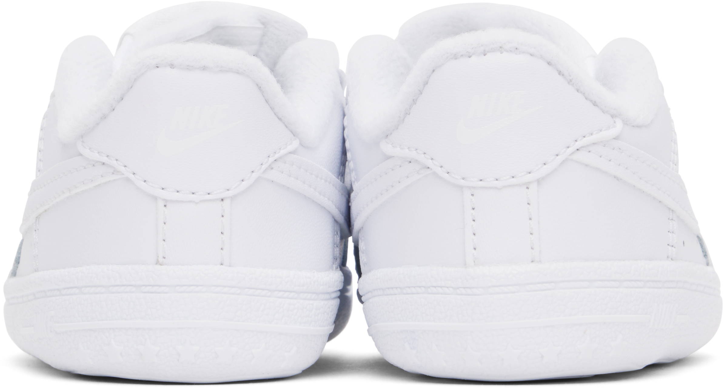 Nike Baby White Force 1 Crib Pre-walkers In White