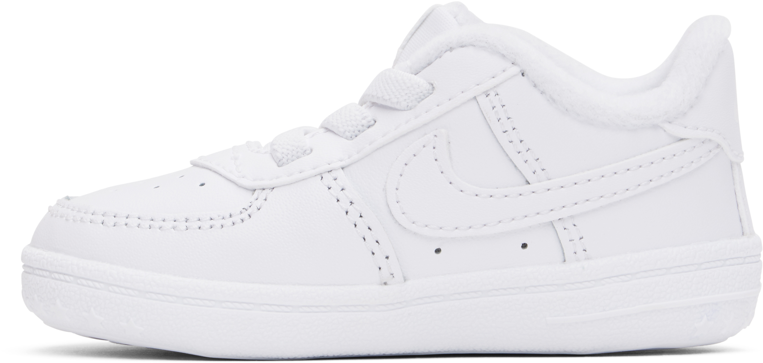 Nike Baby White Force 1 Crib Pre-walkers In White