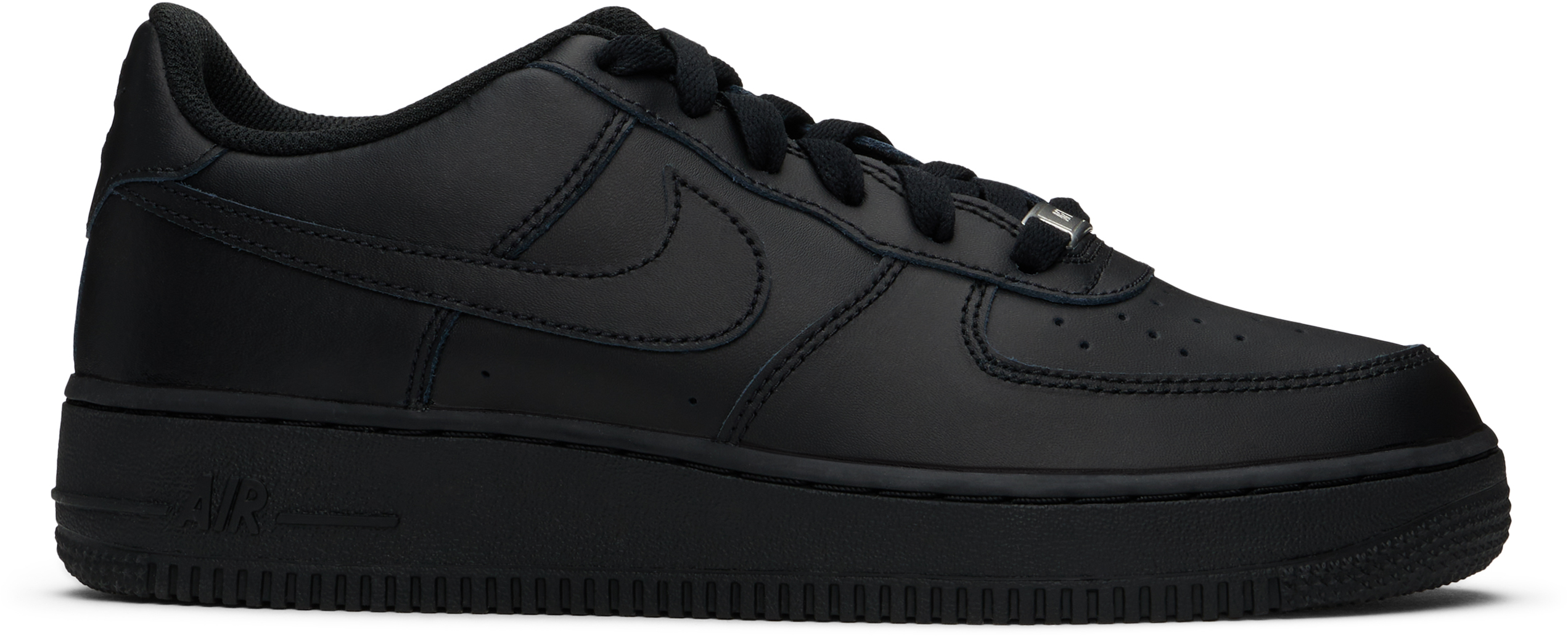 NIKE KIDS BLACK AIR FORCE 1 LE SNEAKERS 